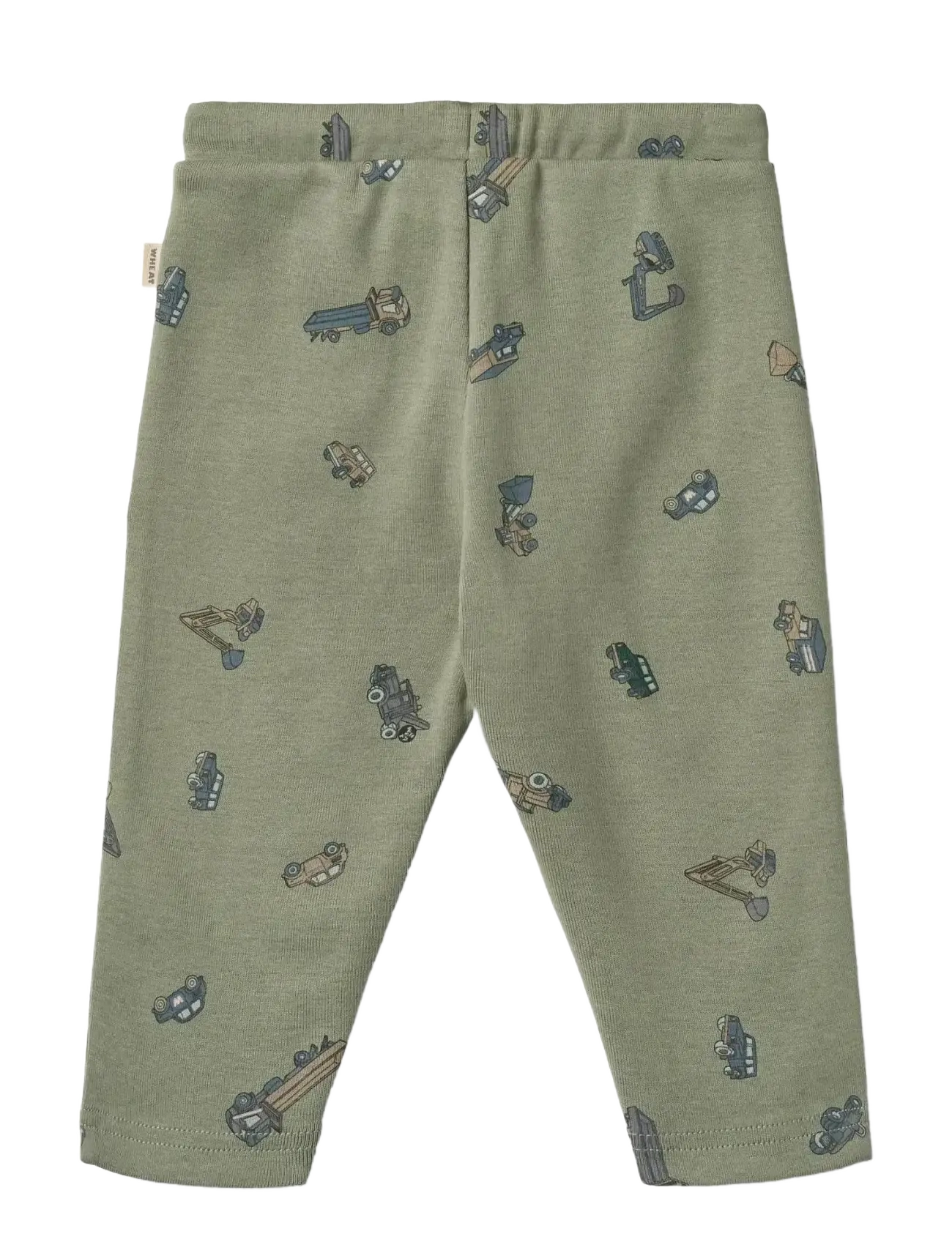 Wheat - Jersey Pants Manfred - dusty green cars - 1