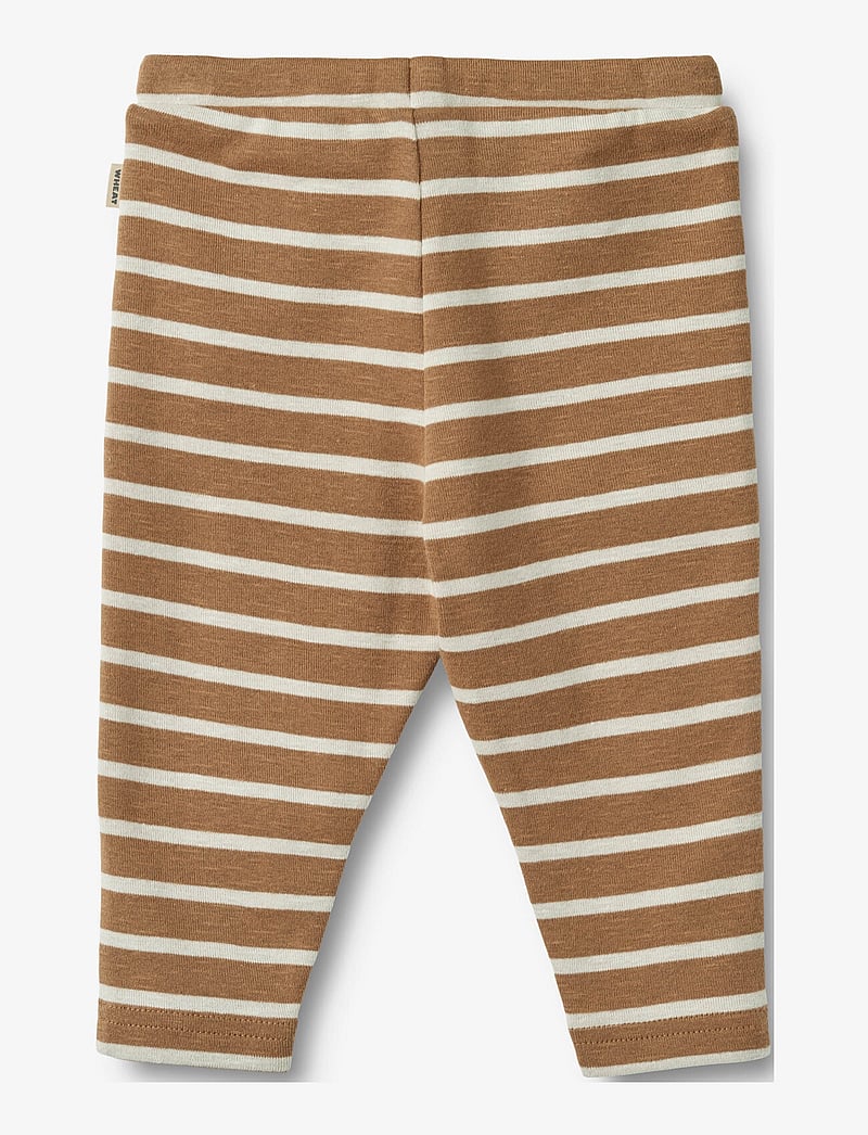 Wheat - Jersey Pants Manfred - caramel stripe - 1