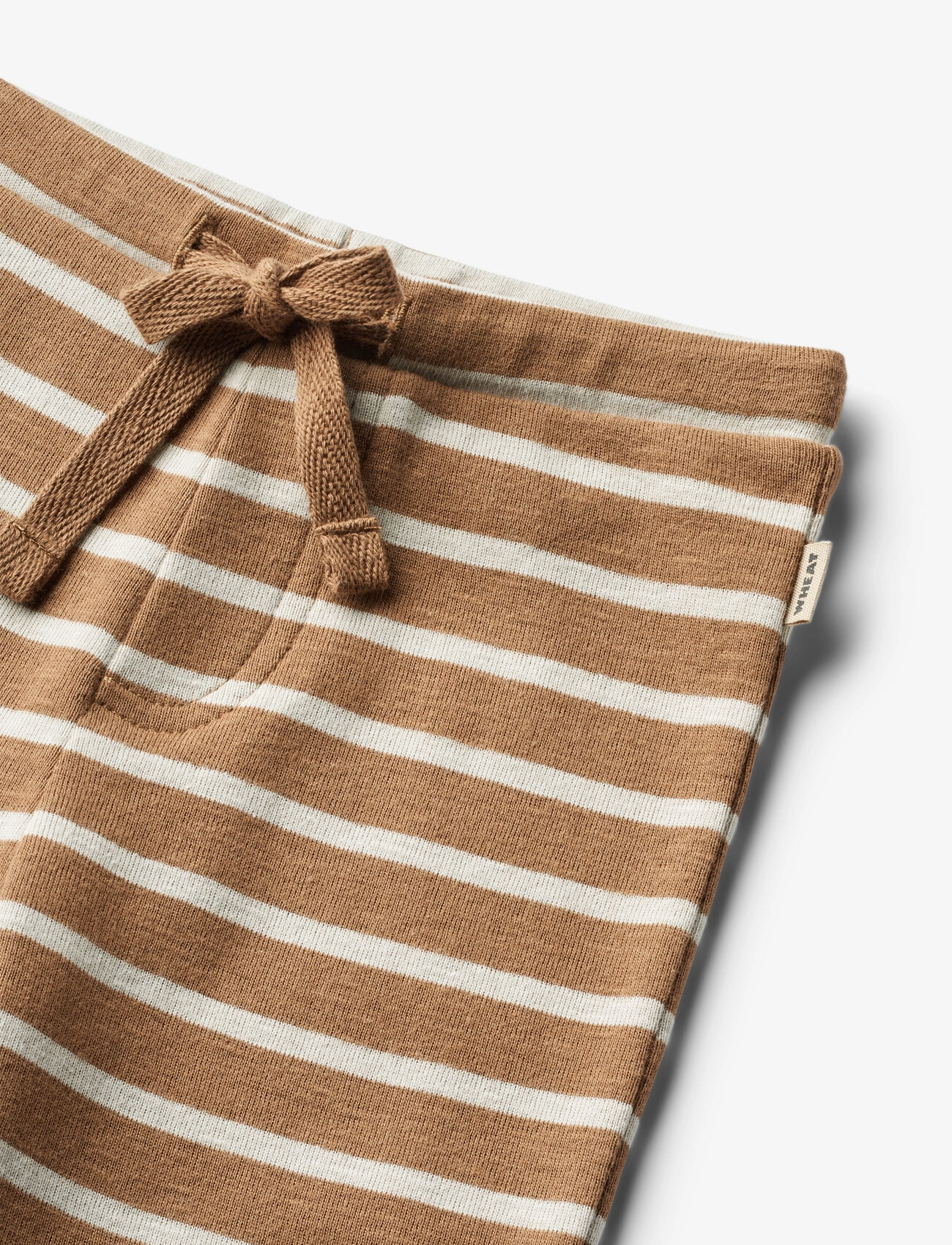 Wheat - Jersey Pants Manfred - caramel stripe - 2