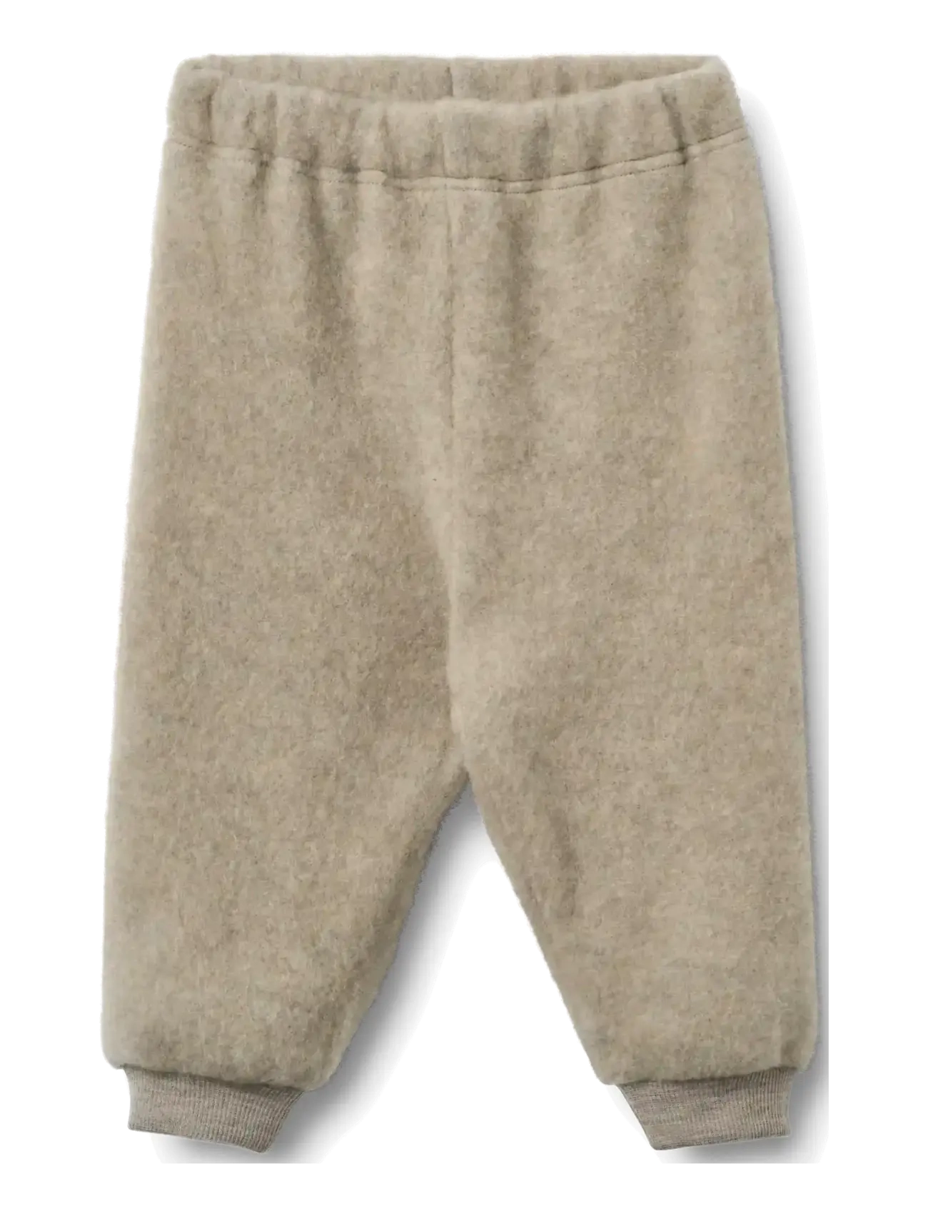 Wheat Wool Fleece Trousers Kinnie - Hosen - KHAKI MELANGE / beige