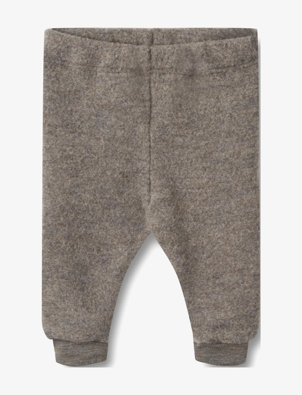 Wheat - Wool Fleece Trousers Kinnie - fliisist püksid - brown melange - 0