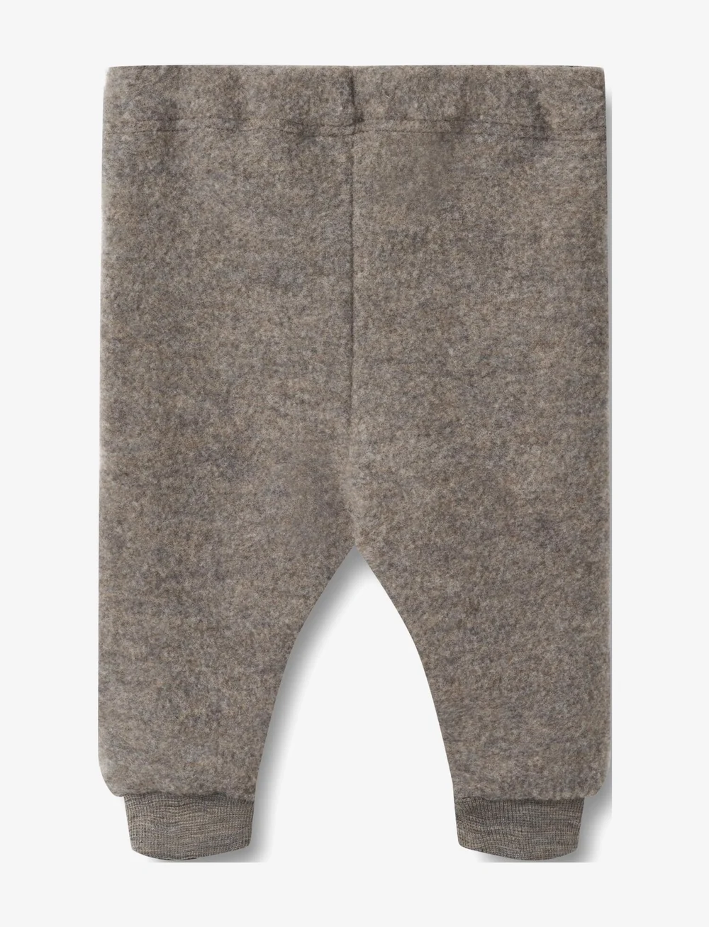 Wheat - Wool Fleece Trousers Kinnie - fliisist püksid - brown melange - 1