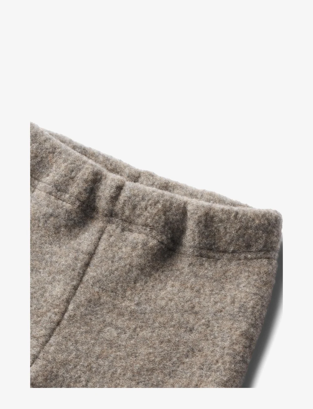 Wheat - Wool Fleece Trousers Kinnie - fliisist püksid - brown melange - 2