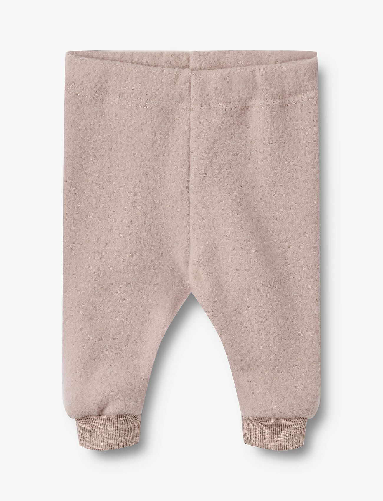 Wheat - Wool Fleece Trousers Kinnie - bukser - dry rose - 0