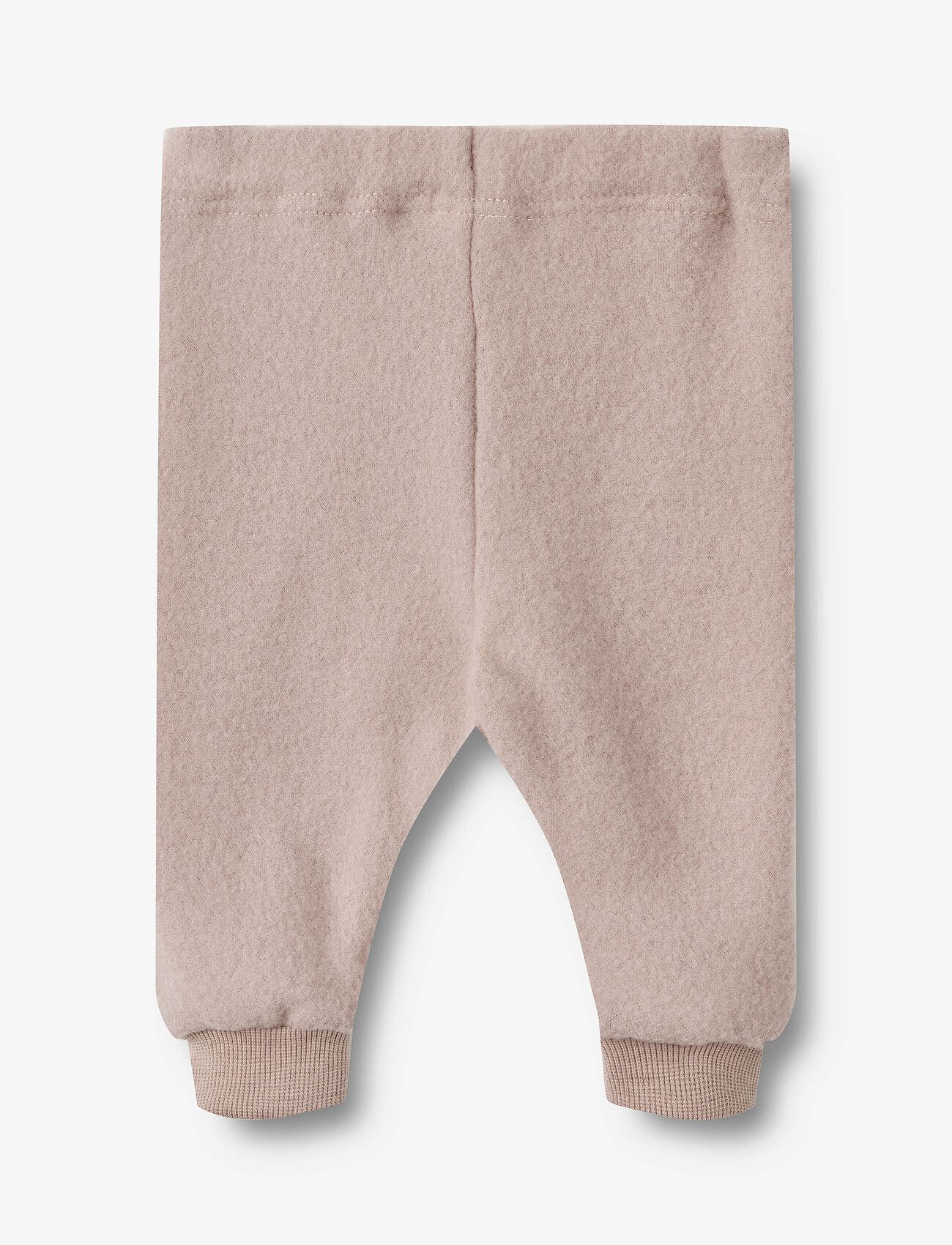 Wheat - Wool Fleece Trousers Kinnie - bukser - dry rose - 1