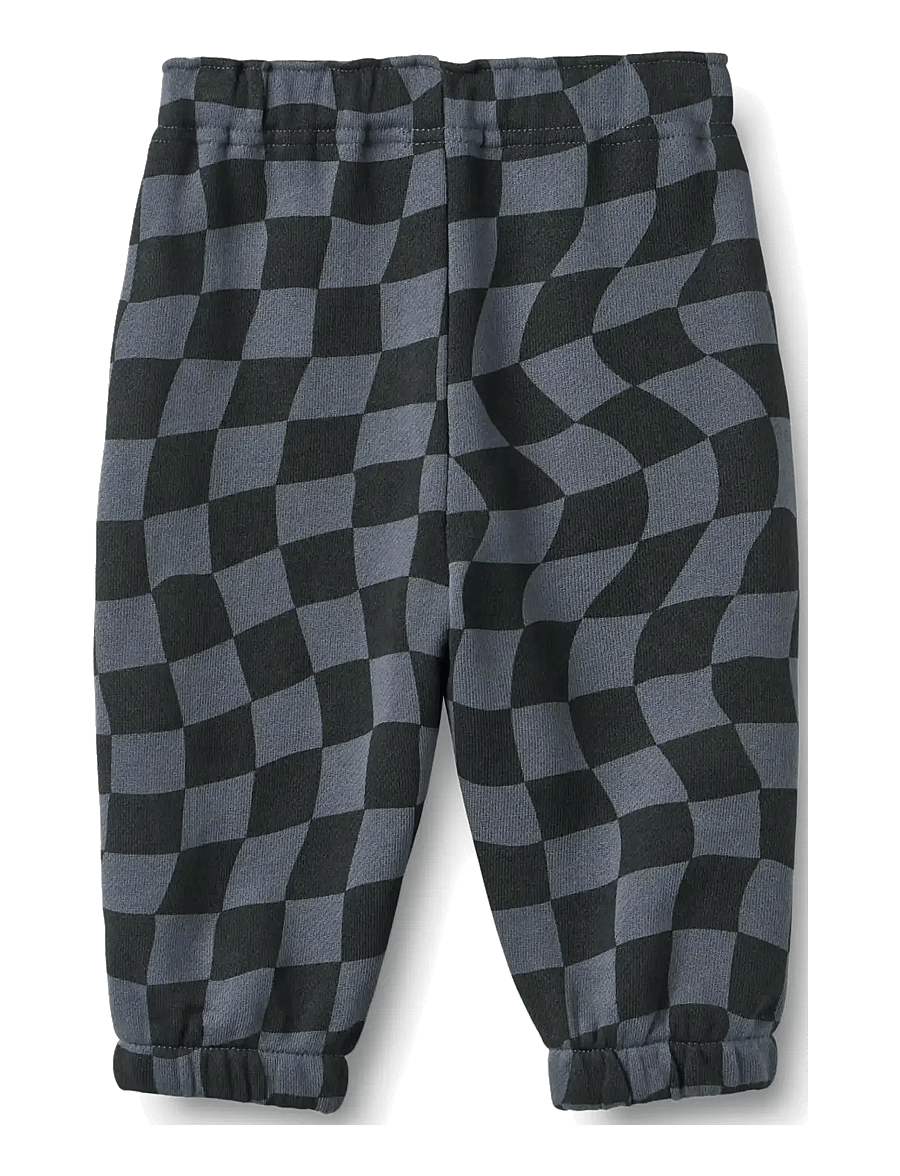 Wheat - Sweatpants Cosmo - dressipüksid - navy blue check - 1