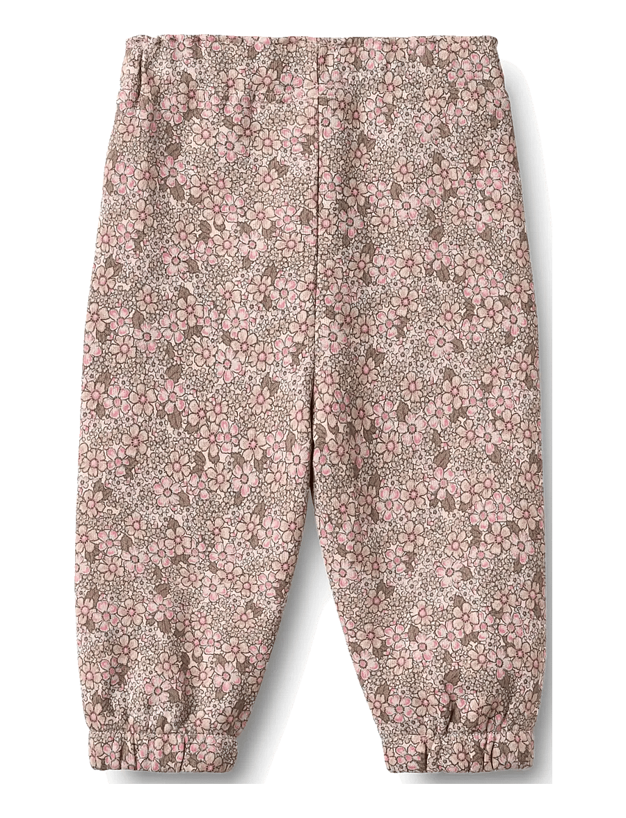 Wheat - Sweatpants Cosmo - jogginghosen - rose brown flowers - 1