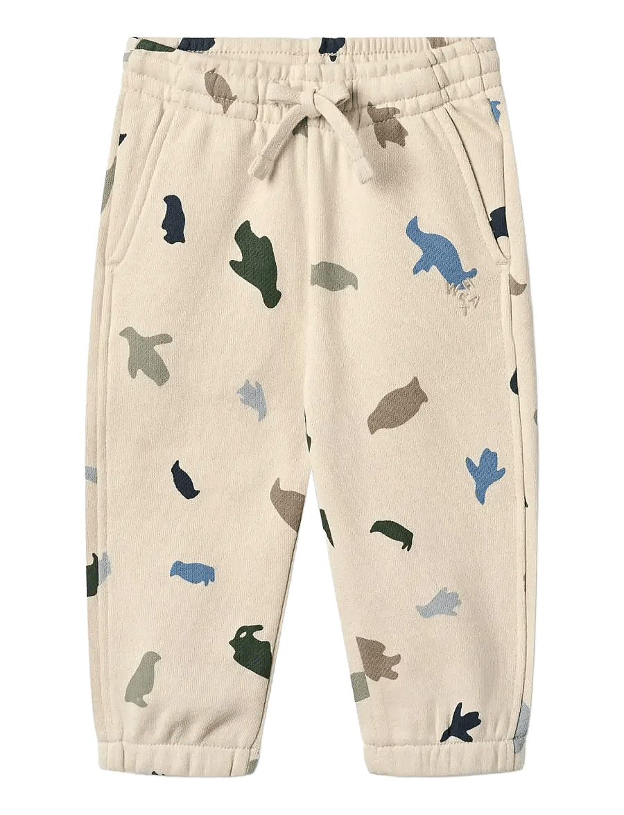 Wheat - Sweatpants Cruz - jogginghosen - offwhite penguins - 0