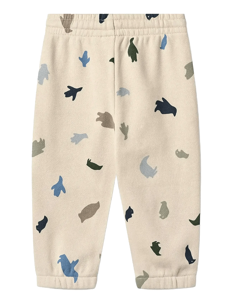 Wheat - Sweatpants Cruz - jogginghosen - offwhite penguins - 1