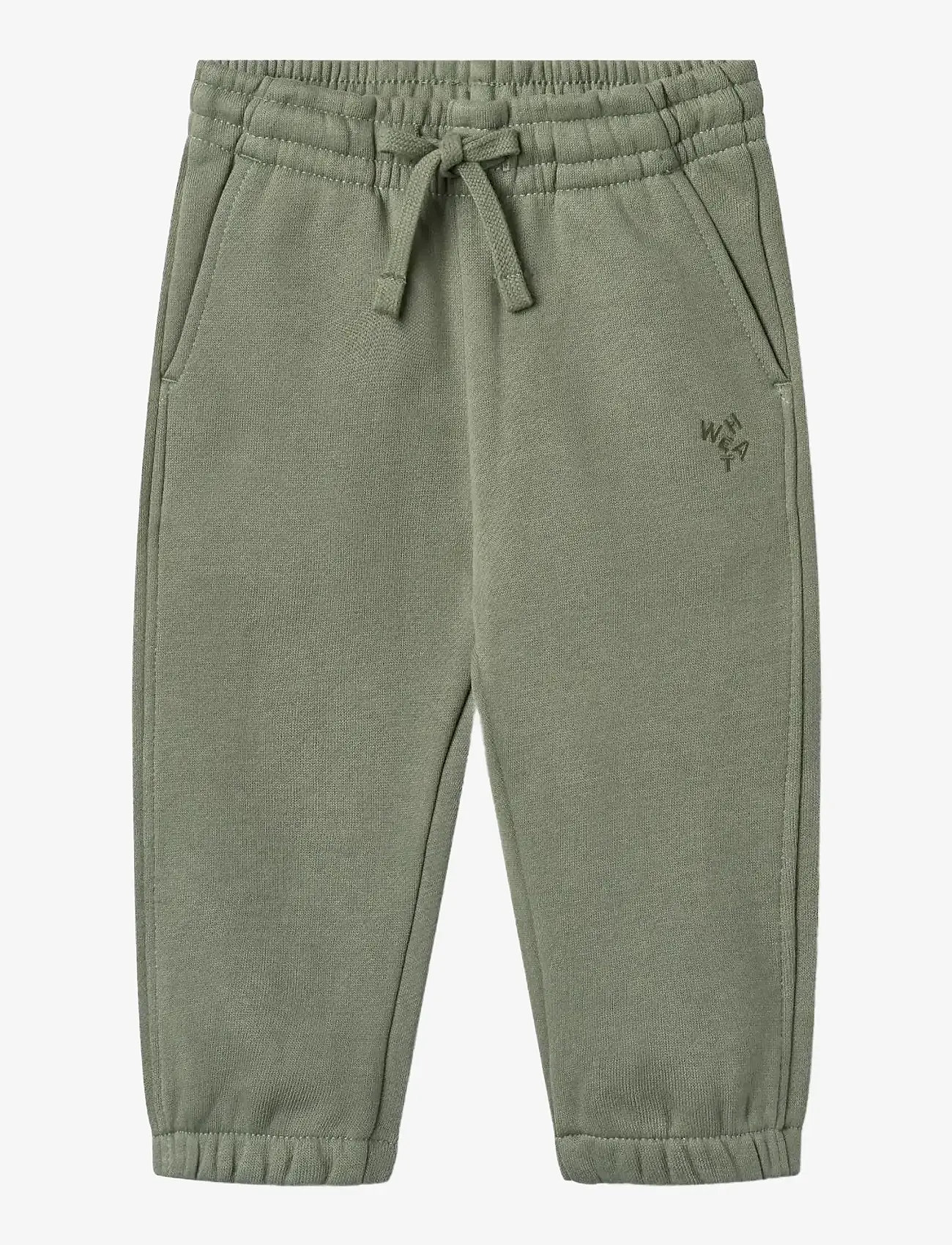 Wheat - Sweatpants Cruz - dressipüksid - dusty green - 1