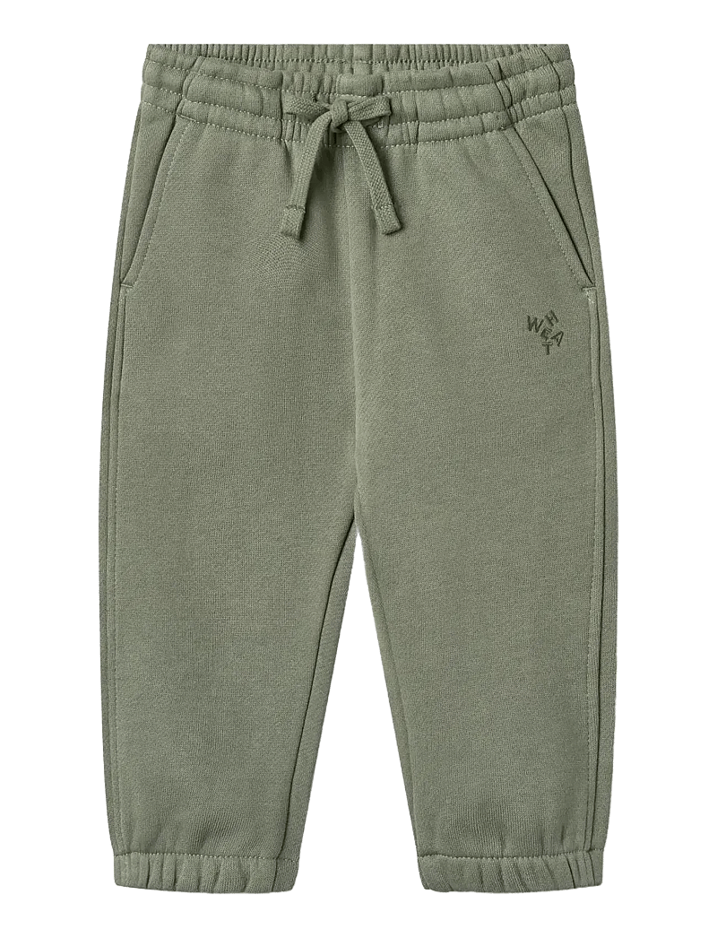 Wheat - Sweatpants Cruz - dressipüksid - dusty green - 1