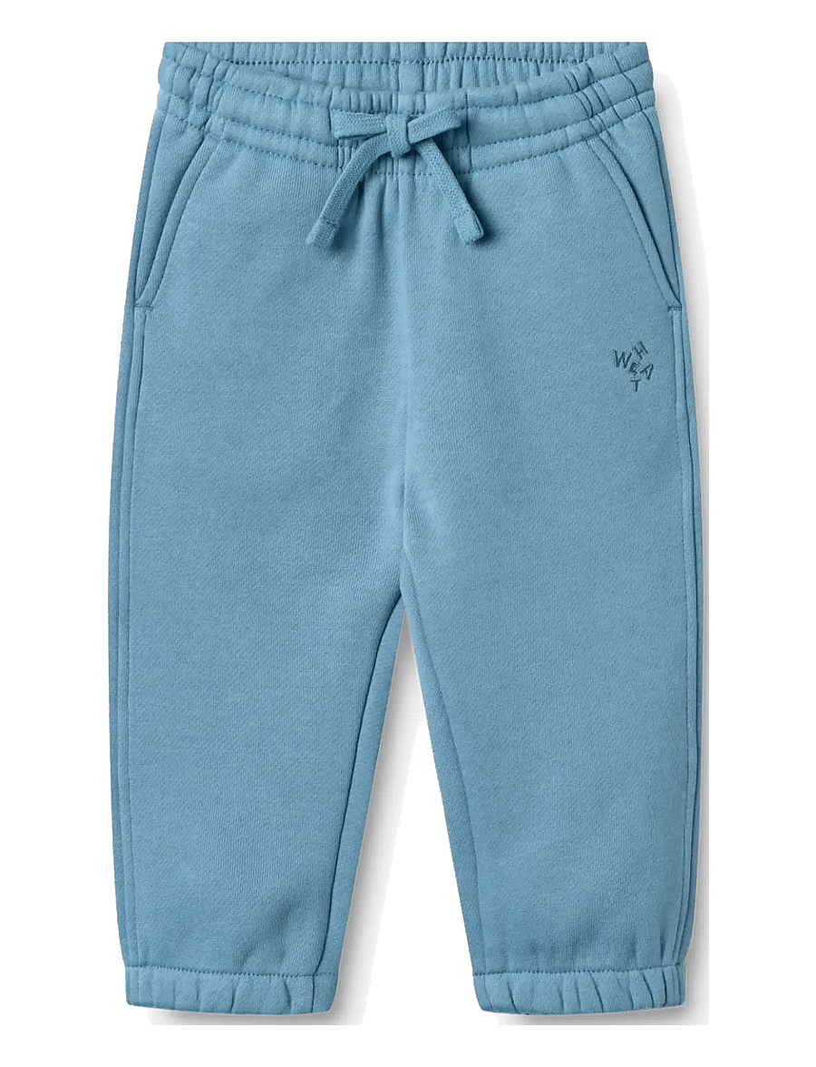 Wheat - Sweatpants Cruz - mjukisbyxor - winter blue - 0