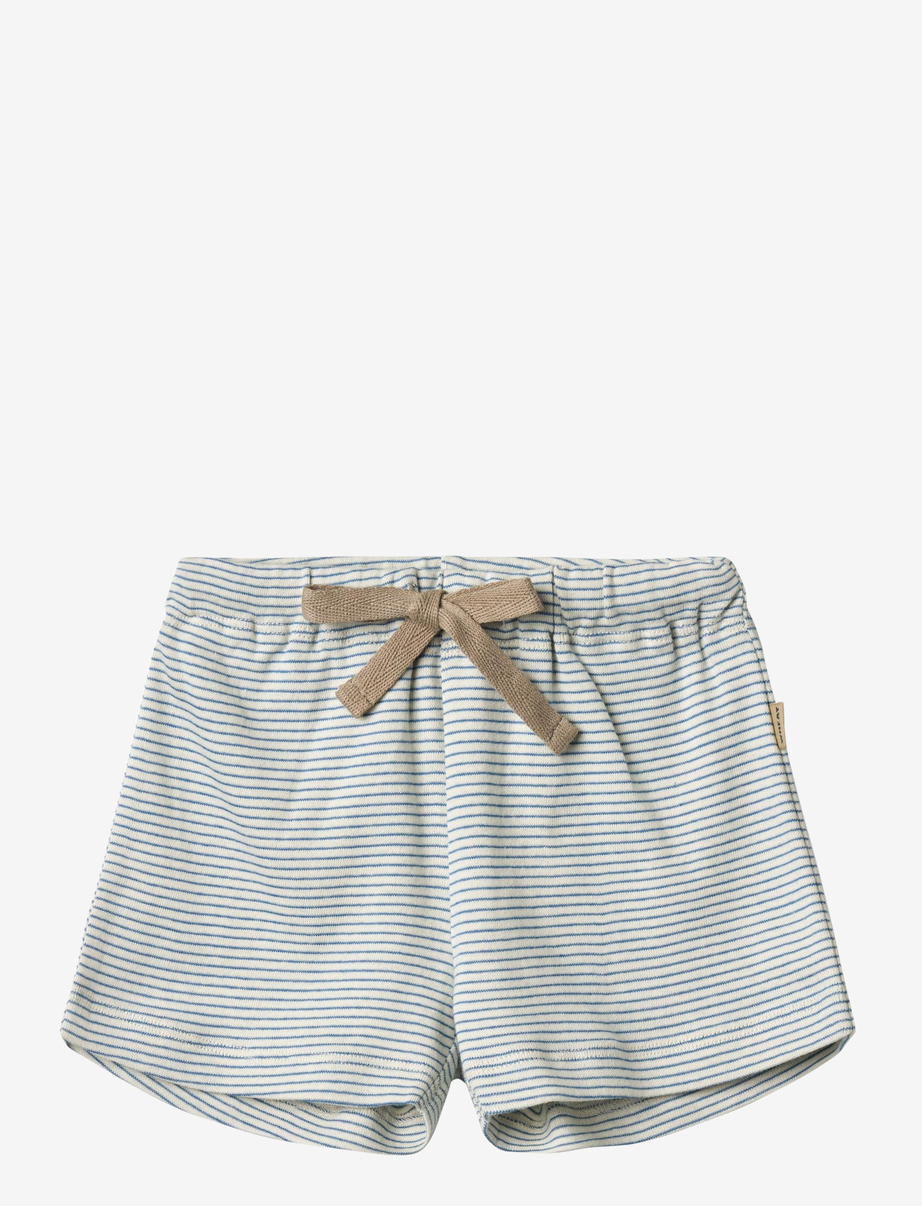 Wheat - Jersey Shorts Vic - blue stripe - 0