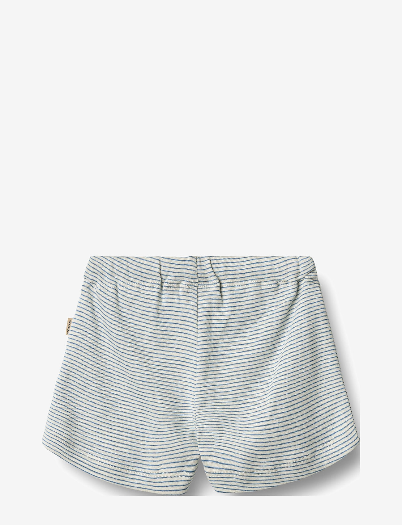 Wheat - Jersey Shorts Vic - blue stripe - 1