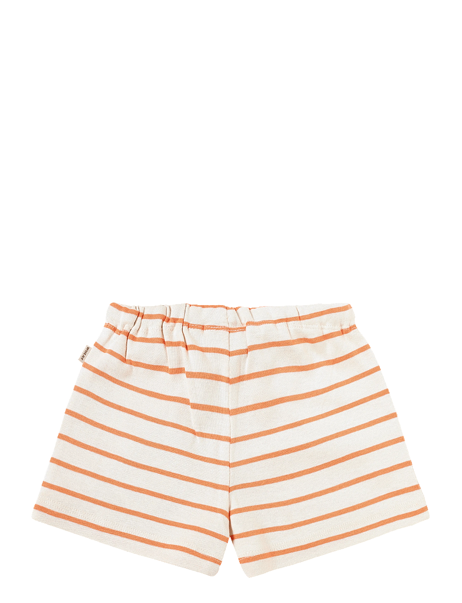 Wheat - Jersey Shorts Vic - casual shorts - orange stripe - 1
