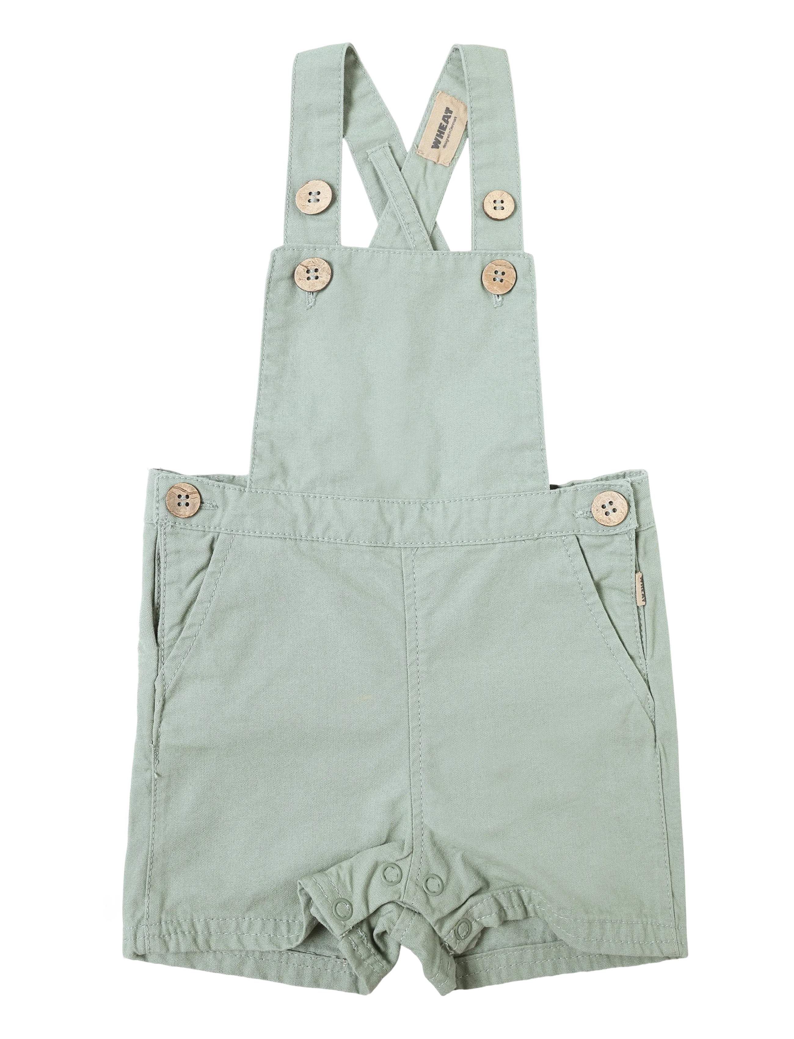 Wheat Overalls Erik, 68, Green, Underdele > Lækre Bukser, Børn