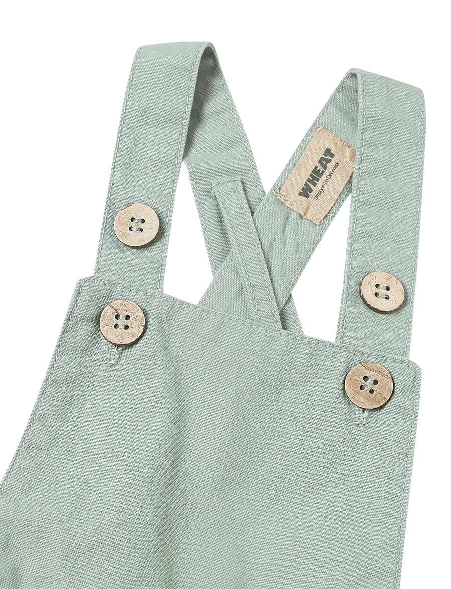 Wheat - Overalls Erik - hängselbyxor - teal water - 2