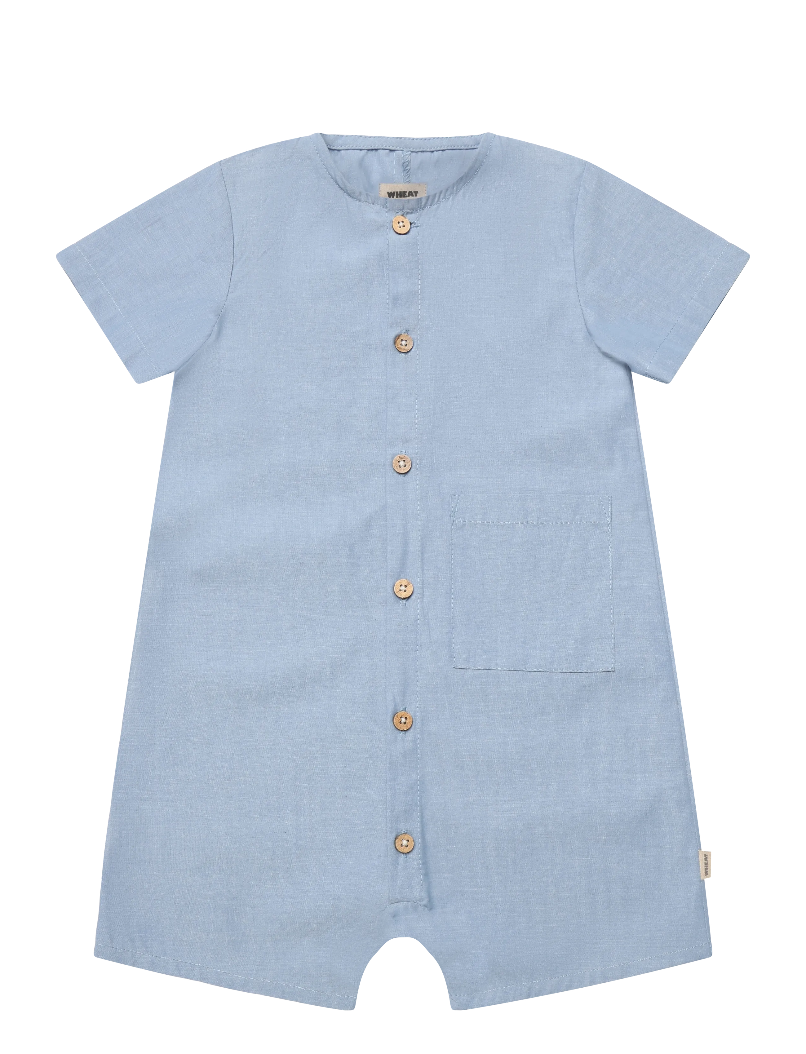 Wheat Playsuit Frederik, 86, Blue > Jumpsuits, Børn