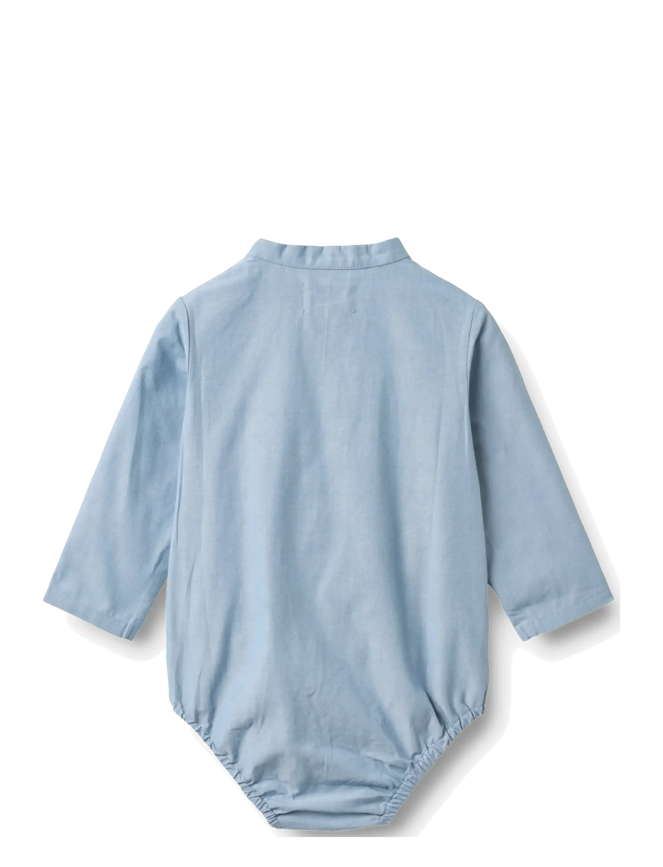 Wheat - Romper Shirt Victor - langærmede - blue chambrey - 1