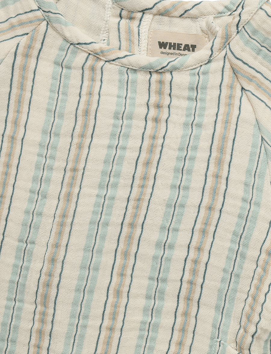 Wheat - Playsuit Edison - kortärmade bodies - summer stripe - 2