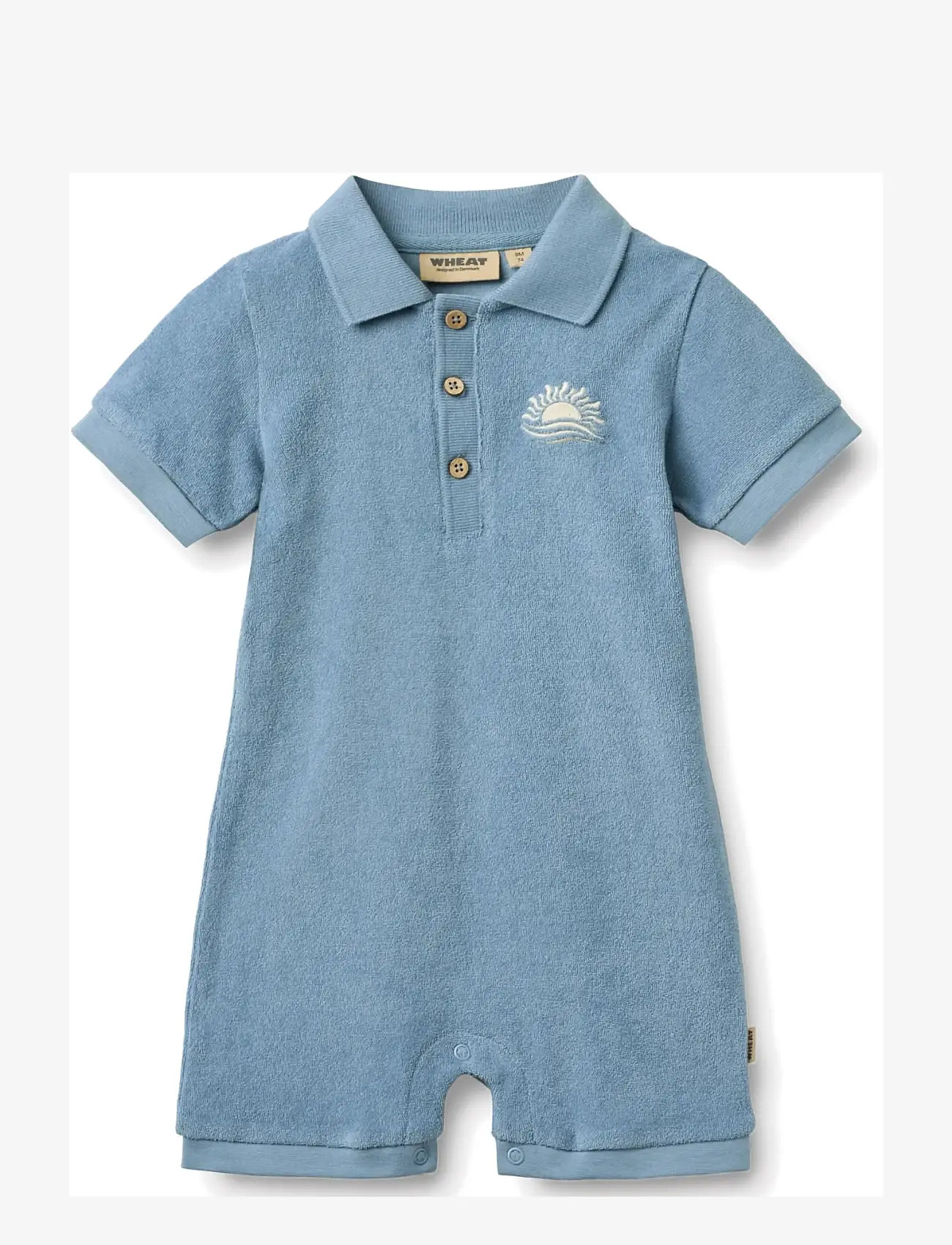 Wheat - Playsuit Sully - laveste priser - faded denim - 1