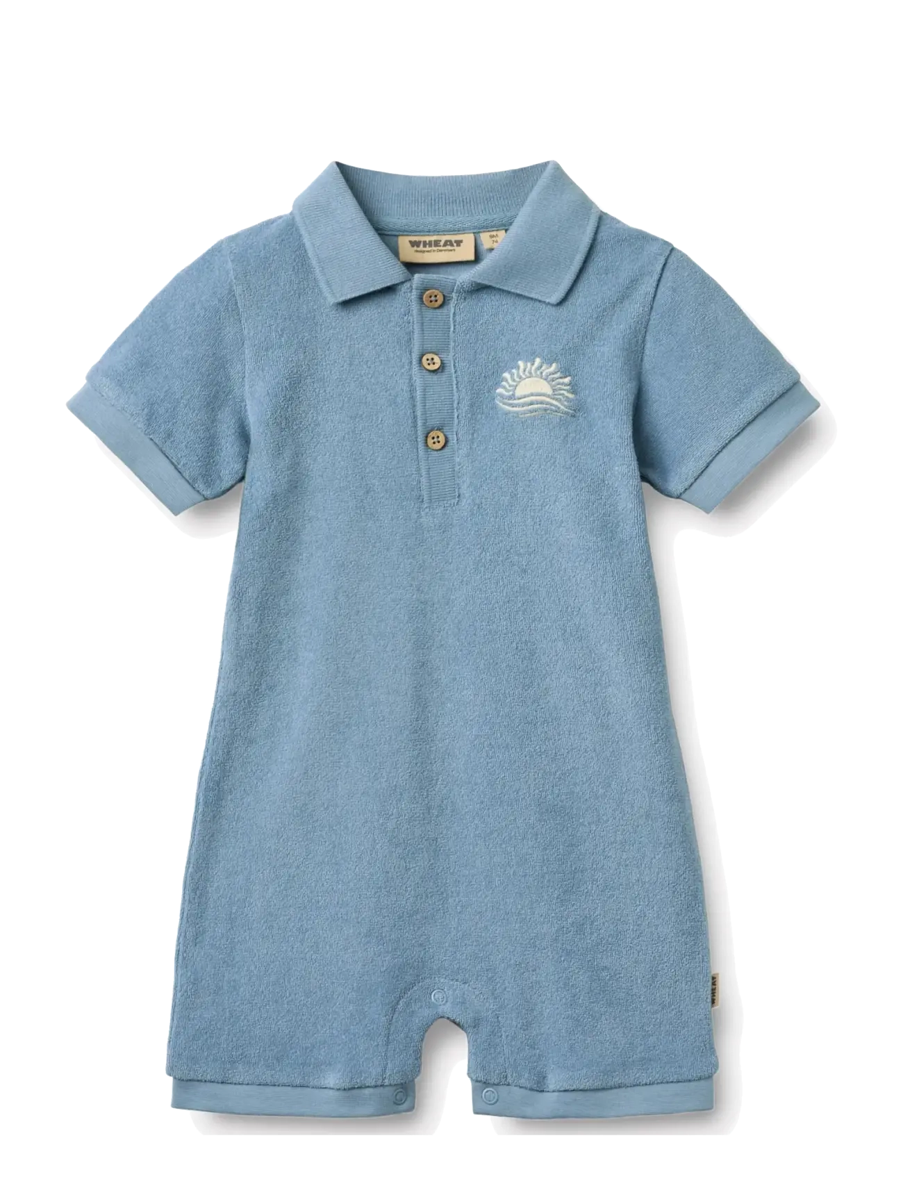 Wheat Playsuit Sully - Kortærmede heldragter - FADED DENIM / blue