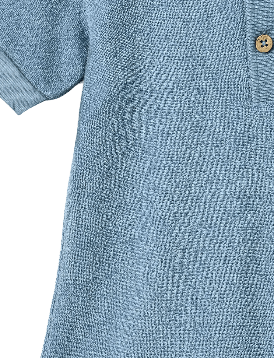 Wheat - Playsuit Sully - kortärmade bodysuits - faded denim - 3