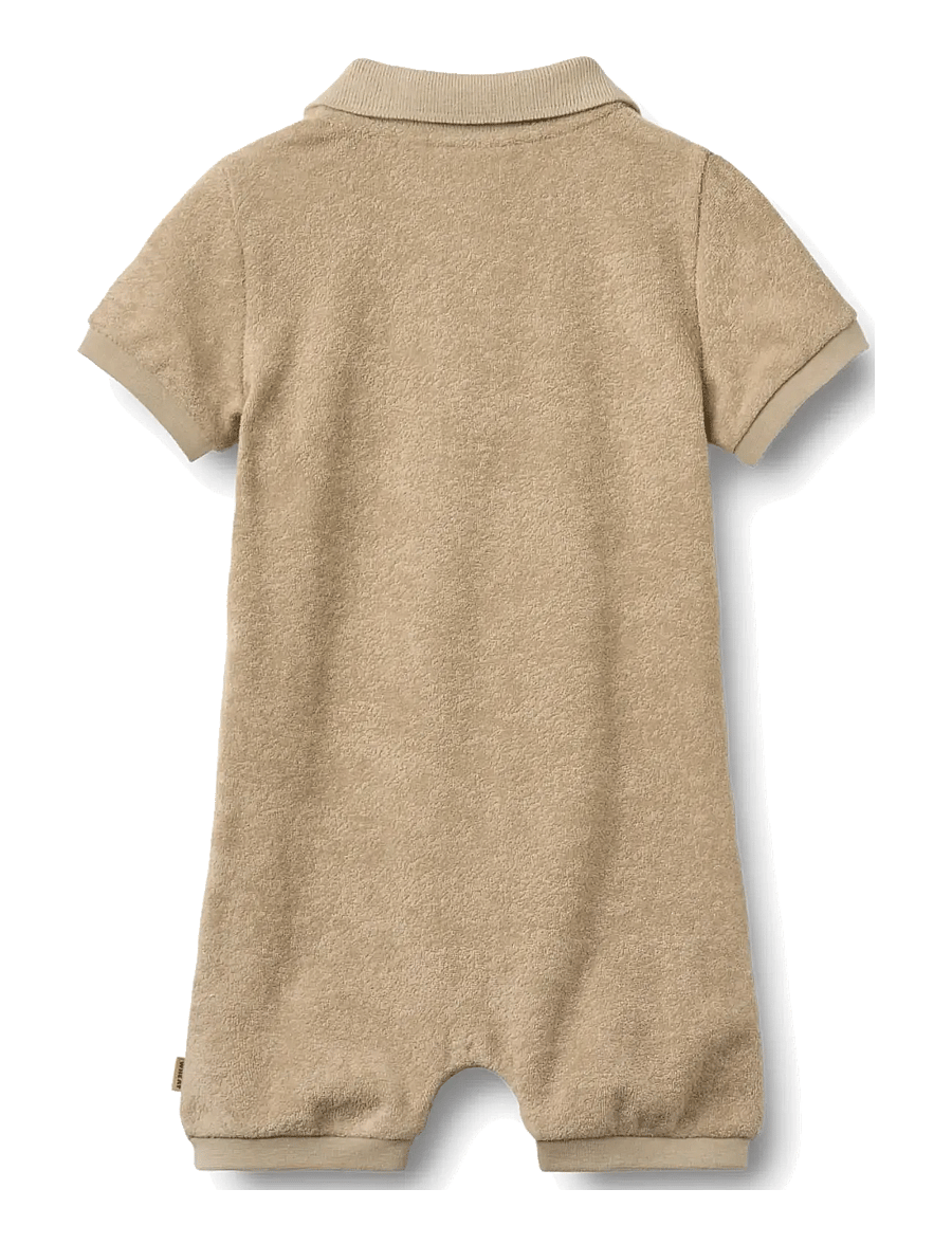 Wheat - Playsuit Sully - kortärmade bodysuits - sand stone - 1