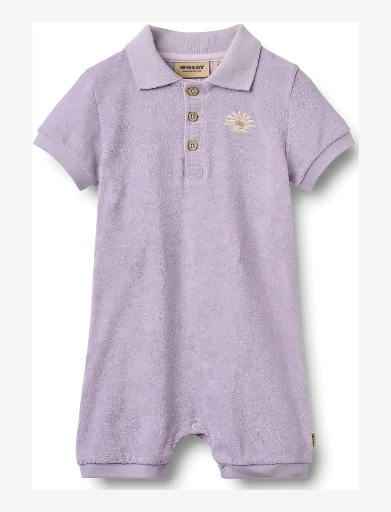Wheat - Playsuit Sully - kortærmede heldragter - warm cosmic lilac - 0