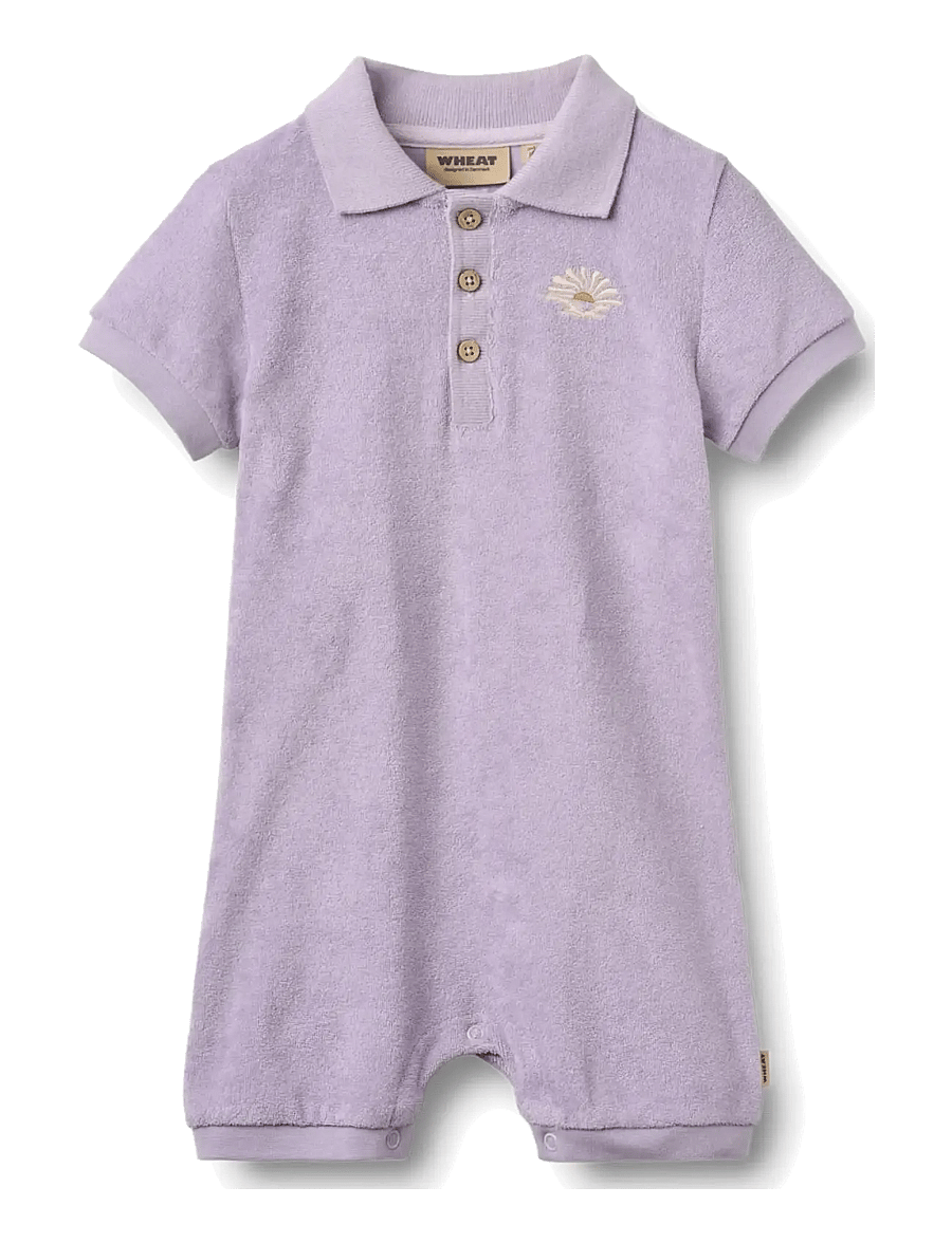 Wheat - Playsuit Sully - lühikeste varrukatega - warm cosmic lilac - 0