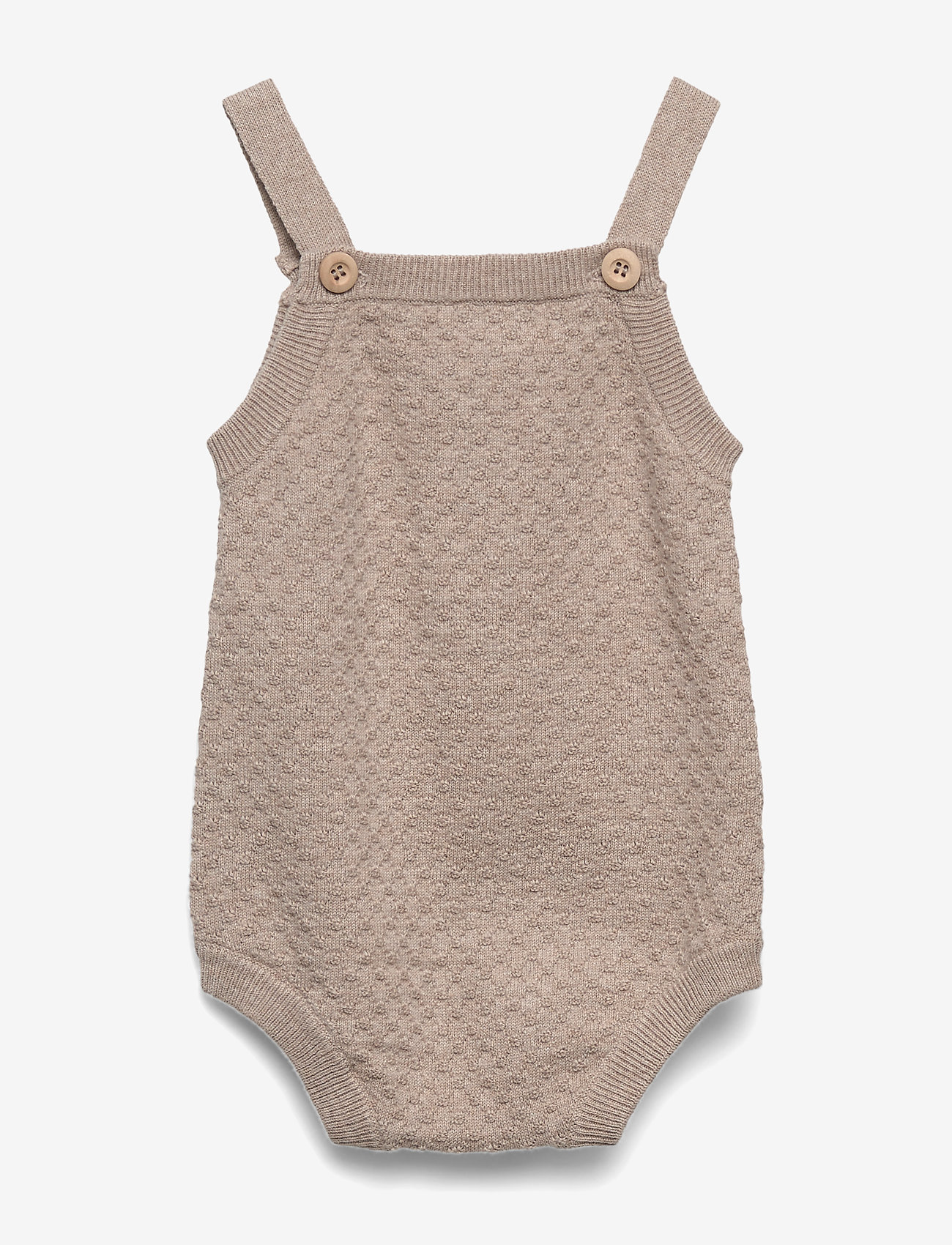 Wheat - Knit Romper Vilde - melange sand - 0