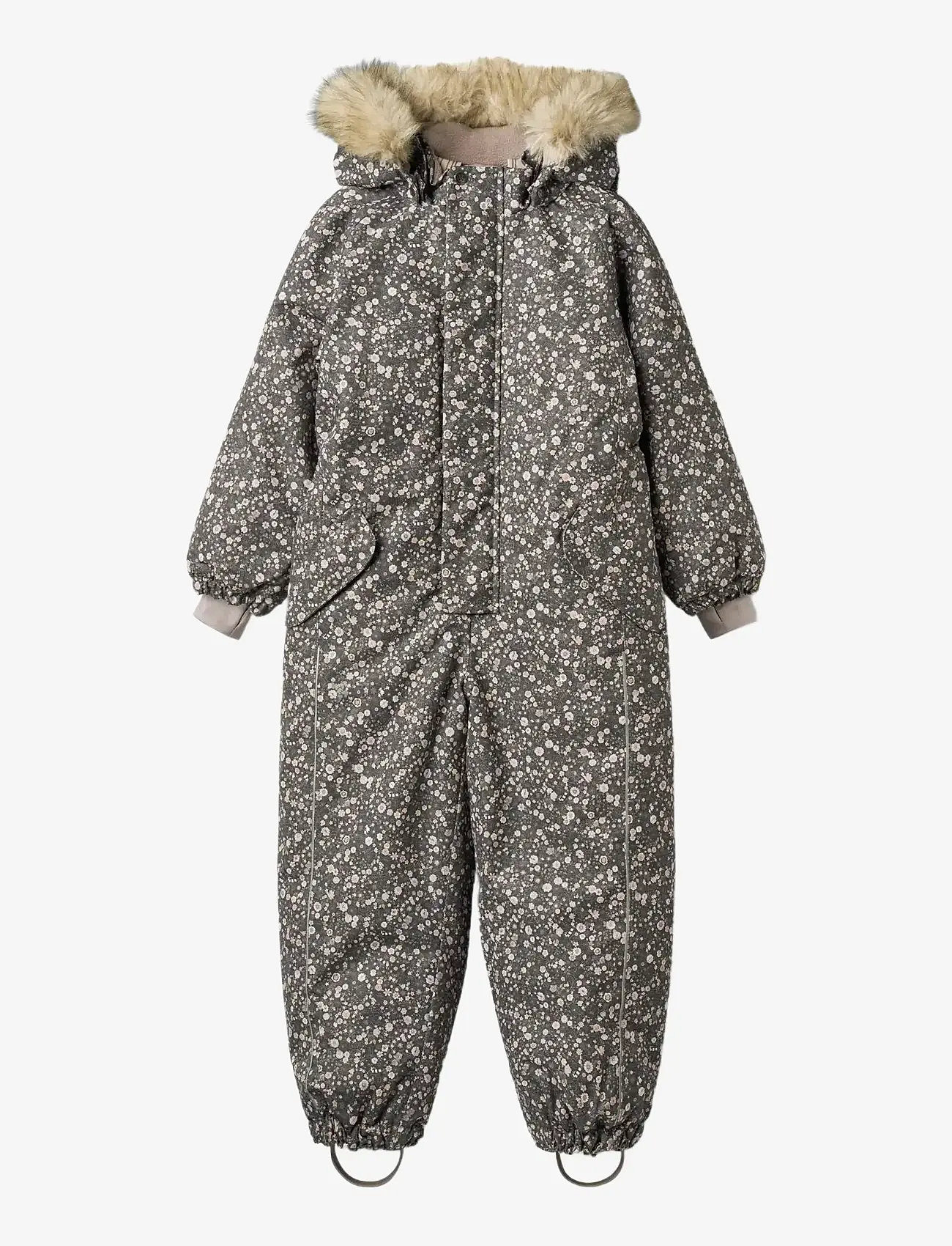 Wheat - Snowsuit Moe - talvekombinesoon - black sea open flowers - 0