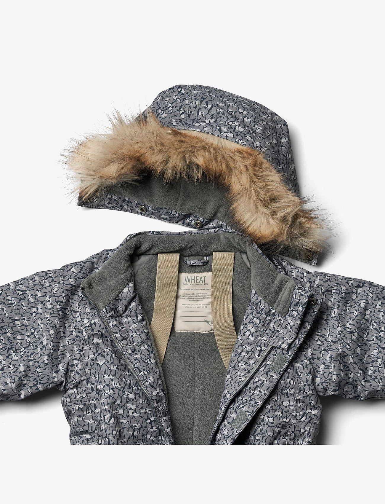 Wheat - Snowsuit Moe Tech - autumn sky penguins - 3