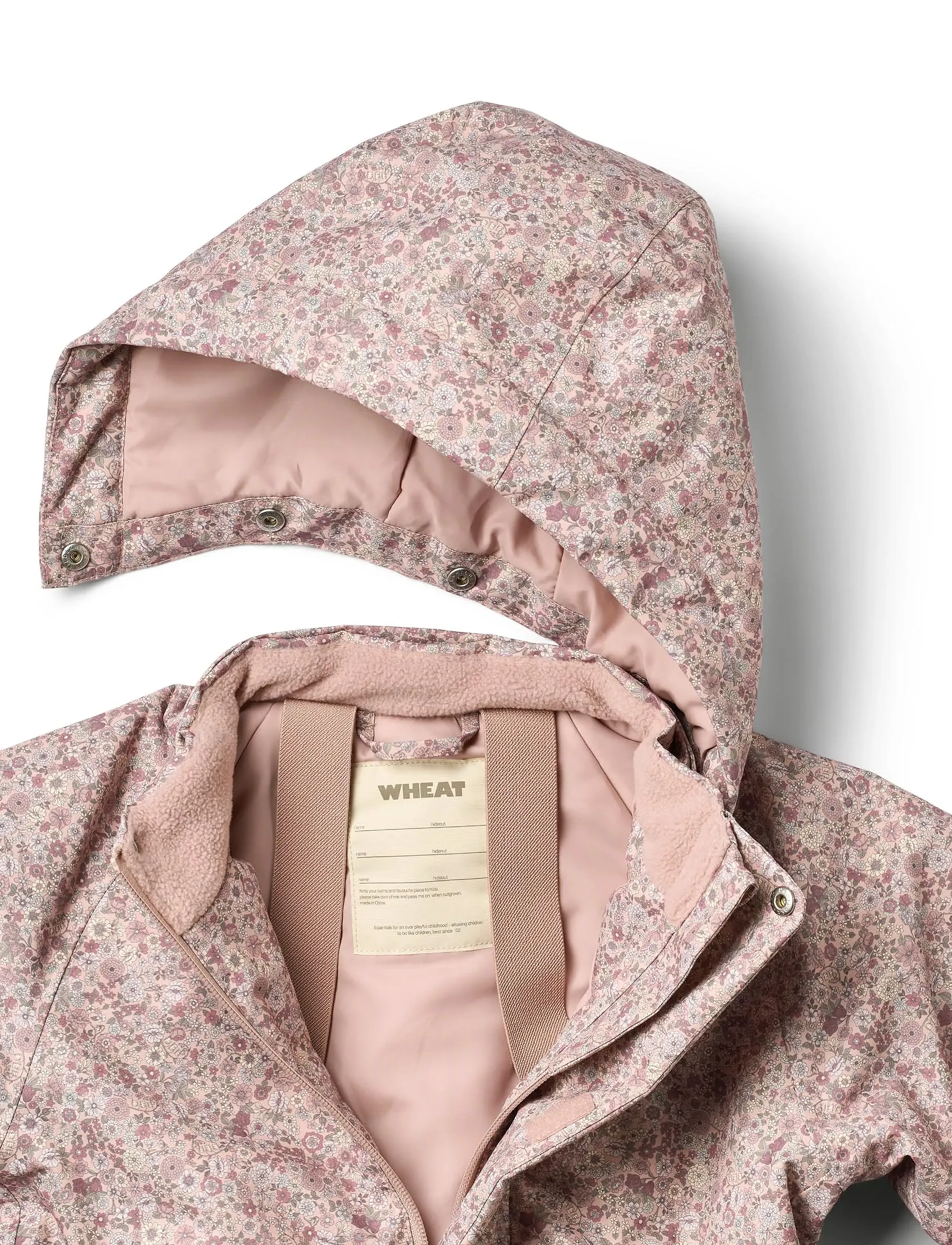 Wheat - Snowsuit Miko - rose dust flowers - 2