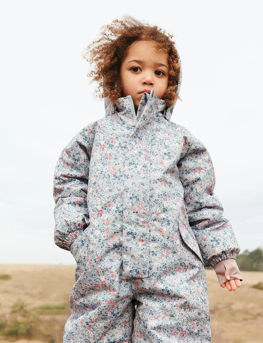 Wheat - Snowsuit Miko - shop efter alder - soft rain flowers - 0