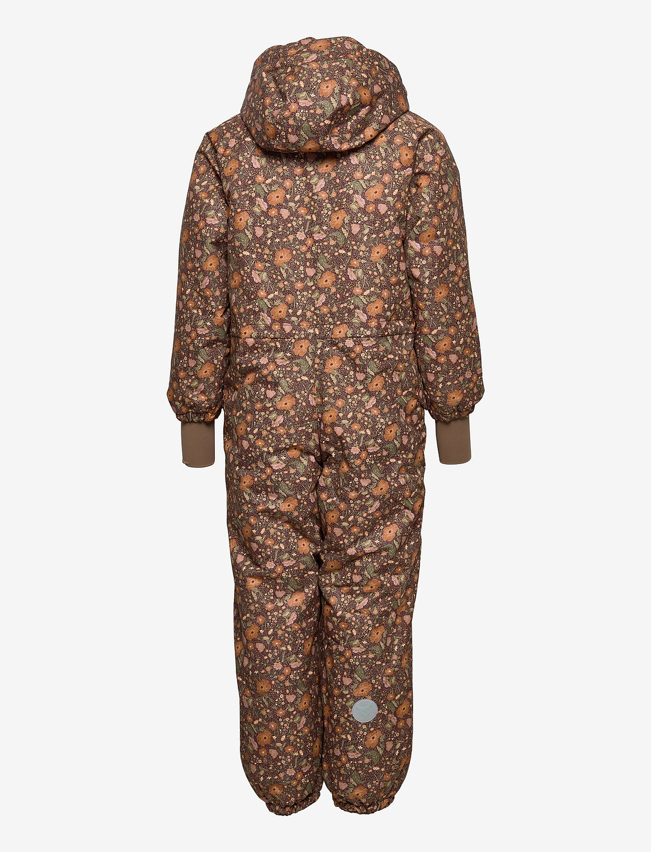 Wheat - Snowsuit Miko Tech - maroon flowers - 1
