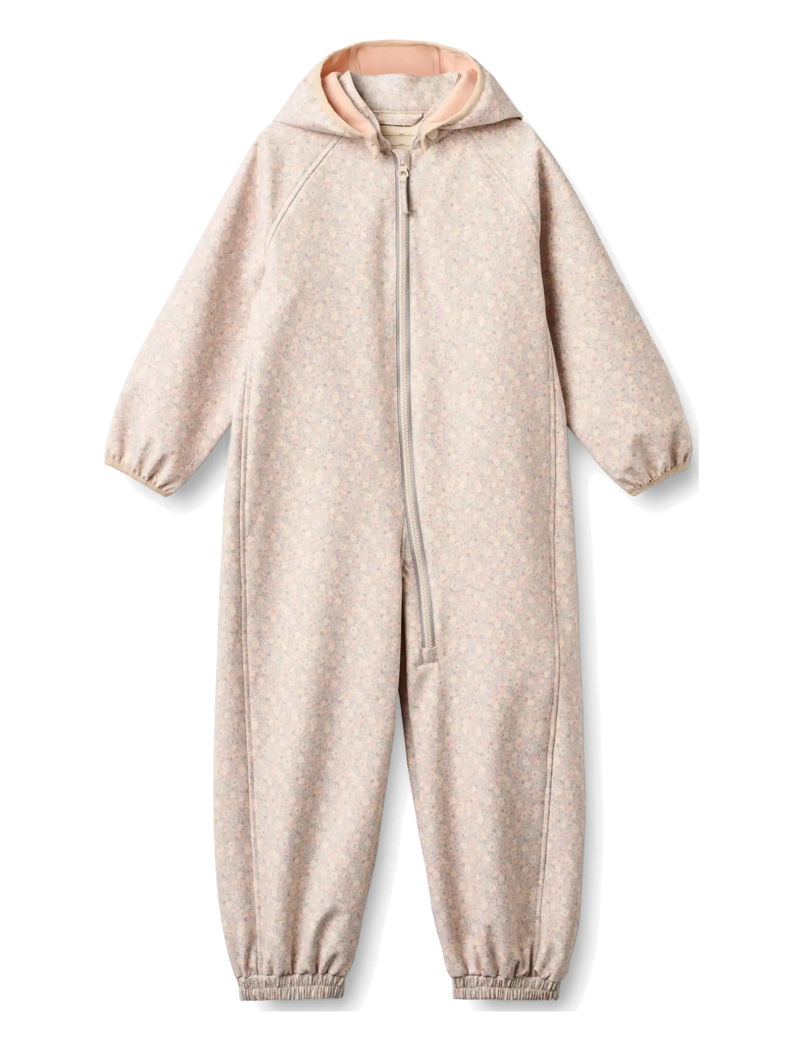 Wheat Softshell Suit Limme - Overalls - ROSE SHADOW FLOWERS / pink/rose