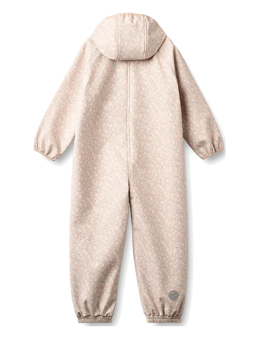 Wheat - Softshell Suit Limme - softshell dragter - rose shadow flowers - 1
