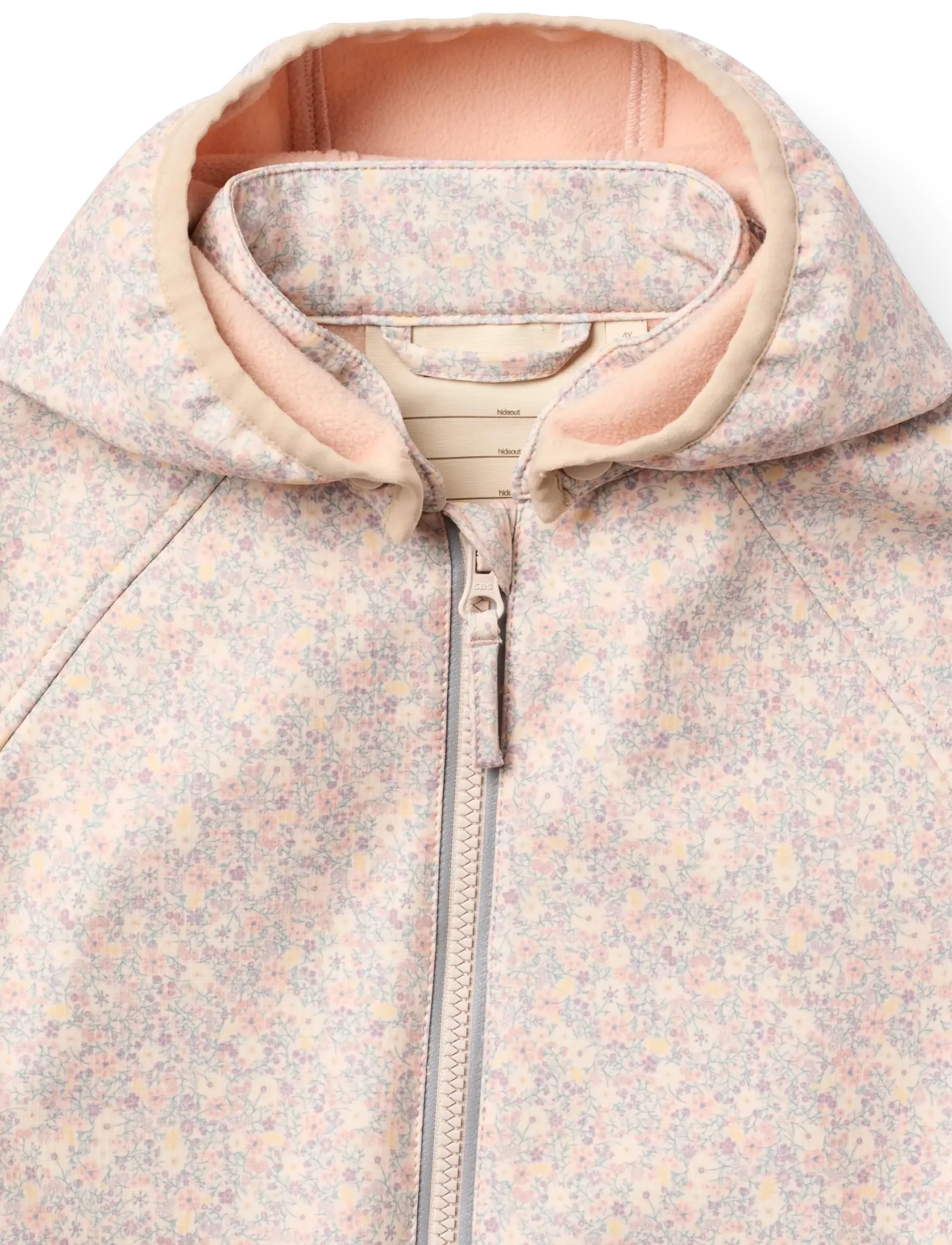 Wheat - Softshell Suit Limme - softshell dragter - rose shadow flowers - 3