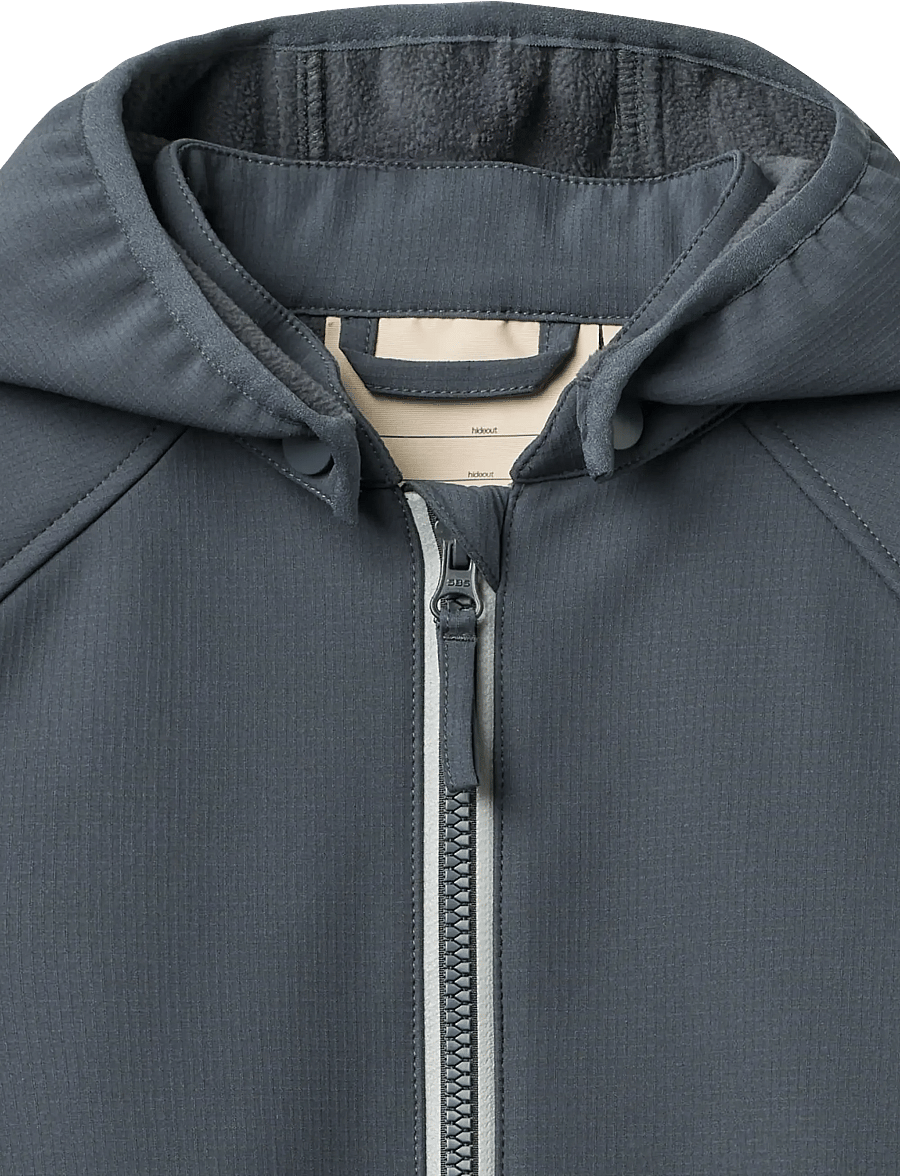 Wheat - Softshell Suit Limme - softshell dragter - greyblue - 2