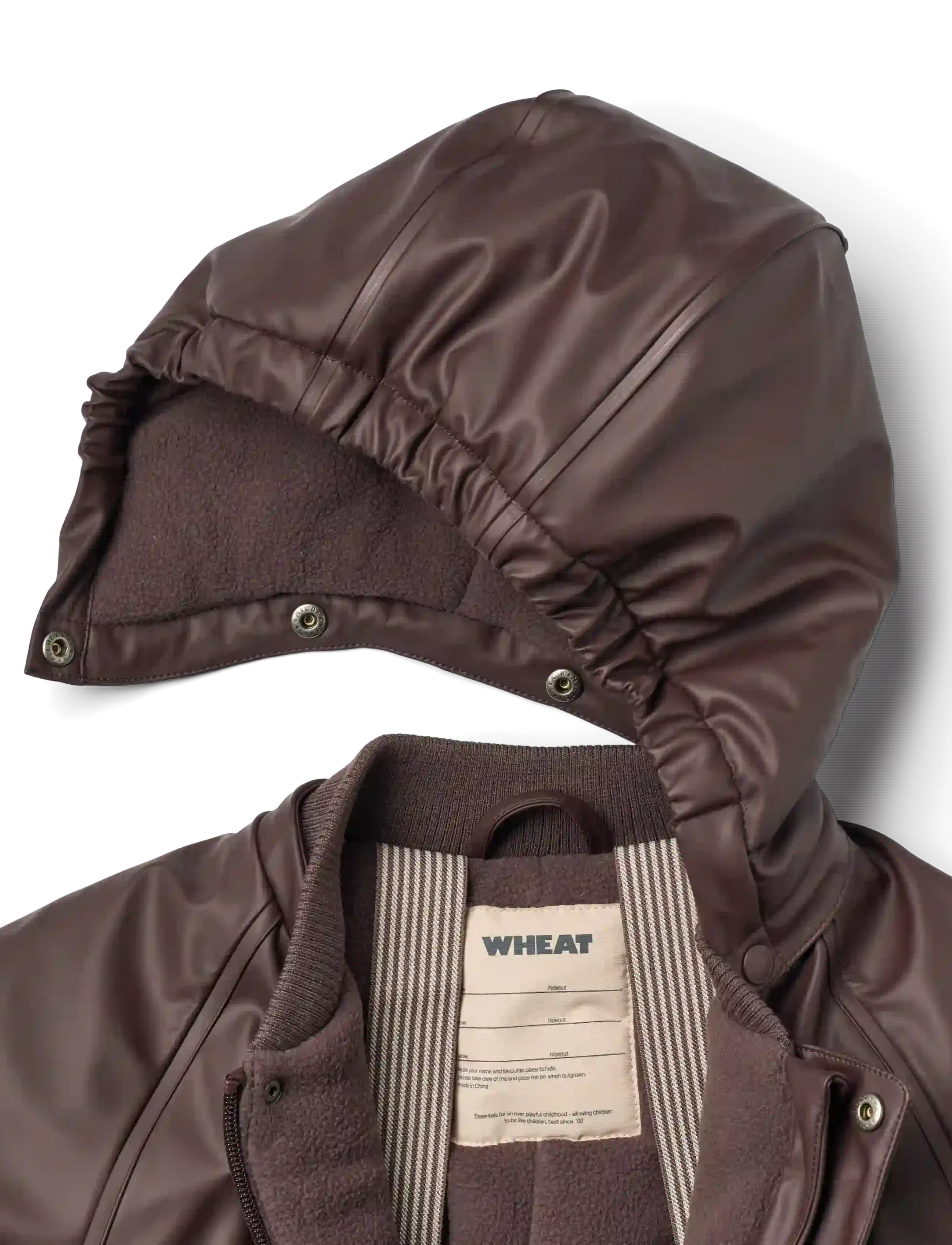 Wheat - Wintersuit Ludo - vinteroveraller - chocolate plum - 2