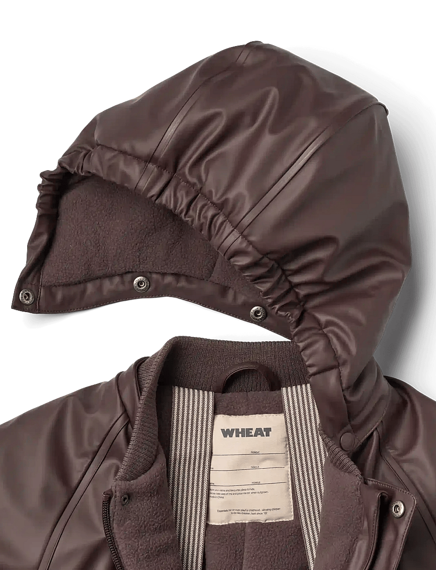 Wheat - Wintersuit Ludo - vinteroveraller - chocolate plum - 2