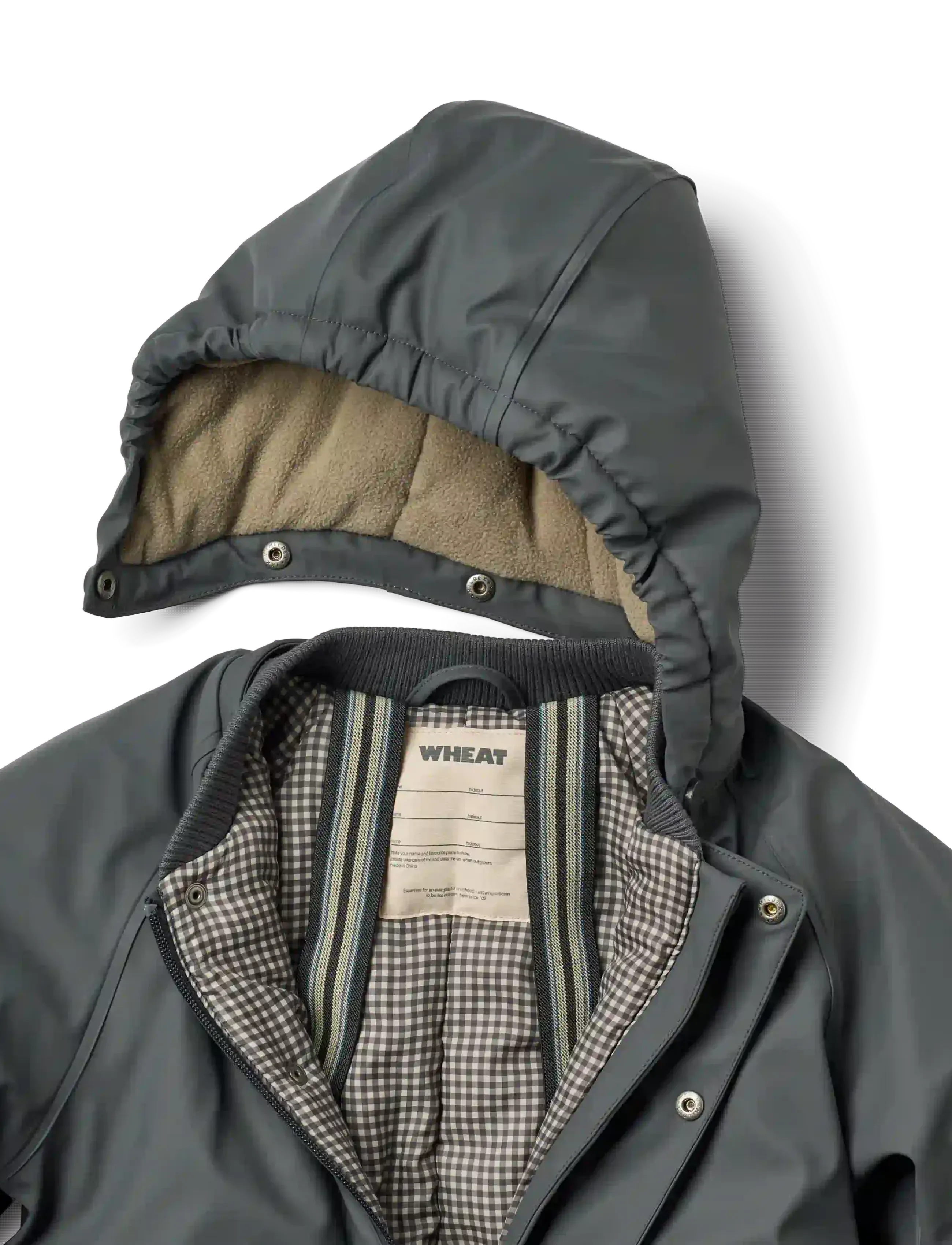 Wheat - Wintersuit Ludo - overalls - greyblue - 3