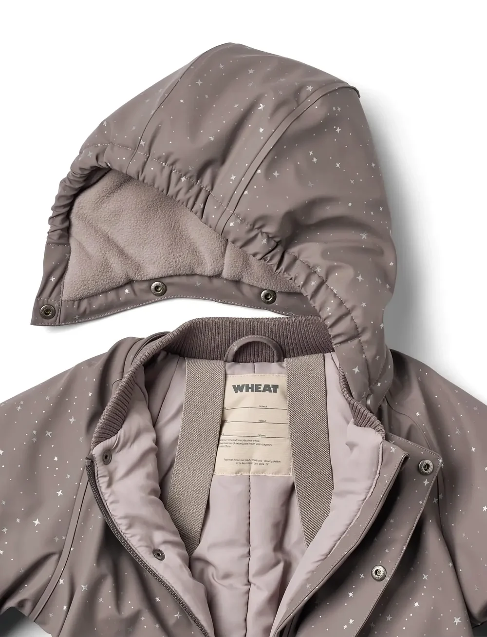Wheat - Wintersuit Ludo - shop efter alder - purple stone stars - 2