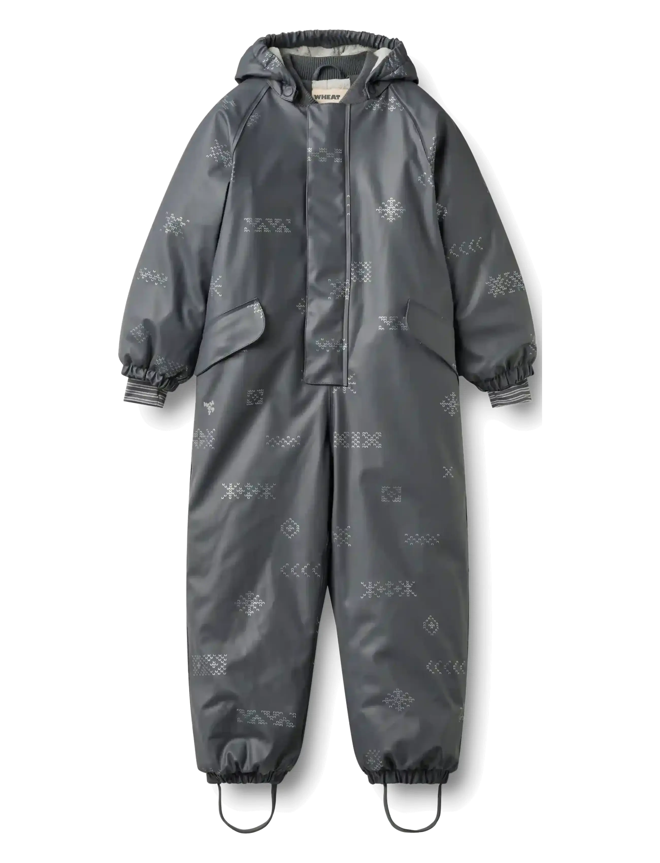 Wheat Wintersuit Ludo - Visa allt - REFLECTIVE JACQUARD / grey