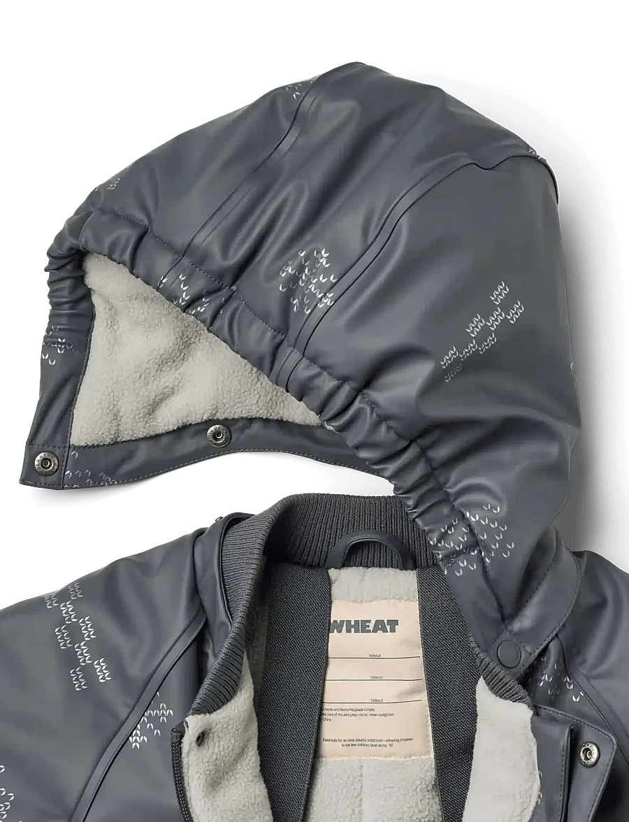 Wheat - Wintersuit Ludo - reflective jacquard - 2