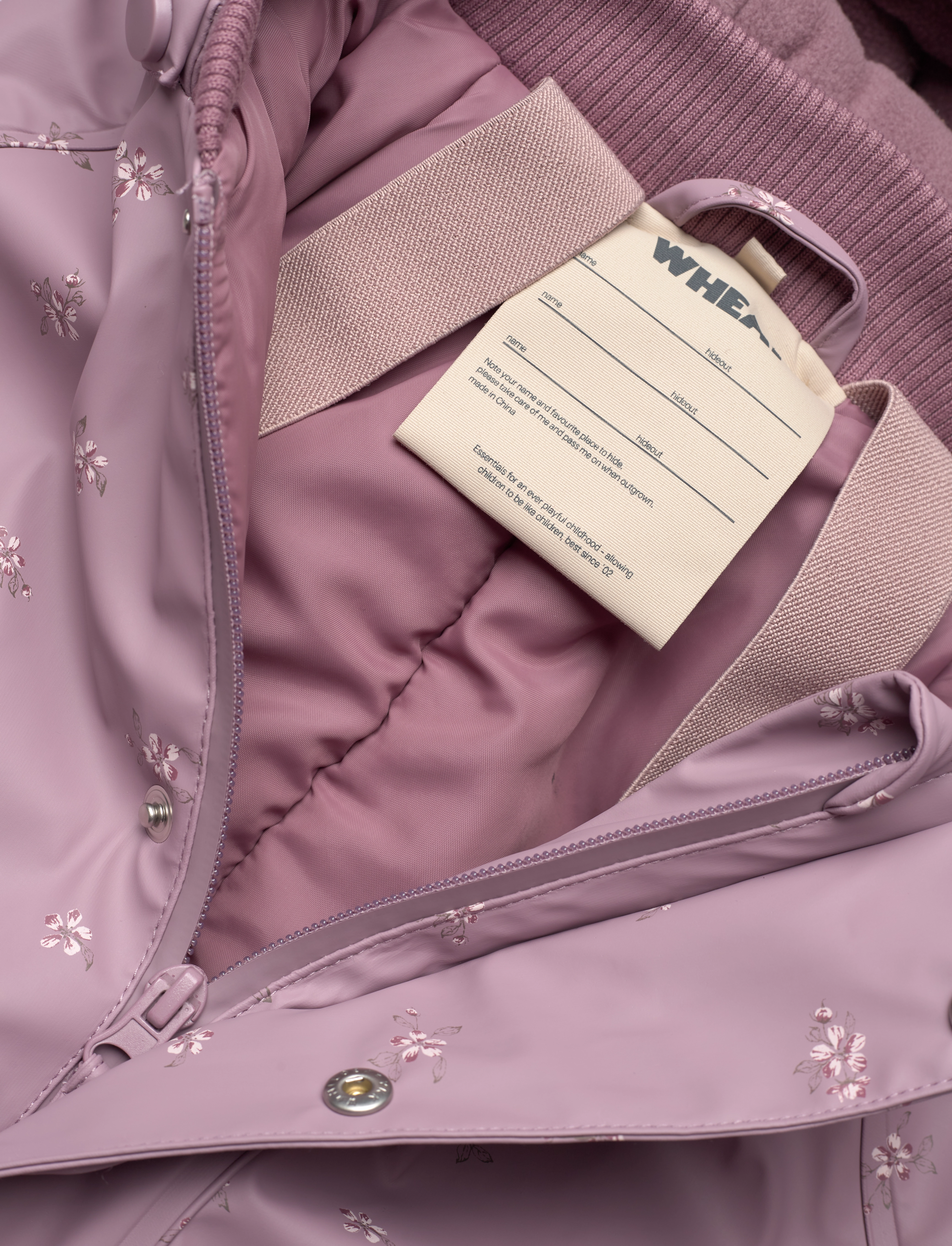 Wheat - Wintersuit Ludo - soft lilac flowers - 2