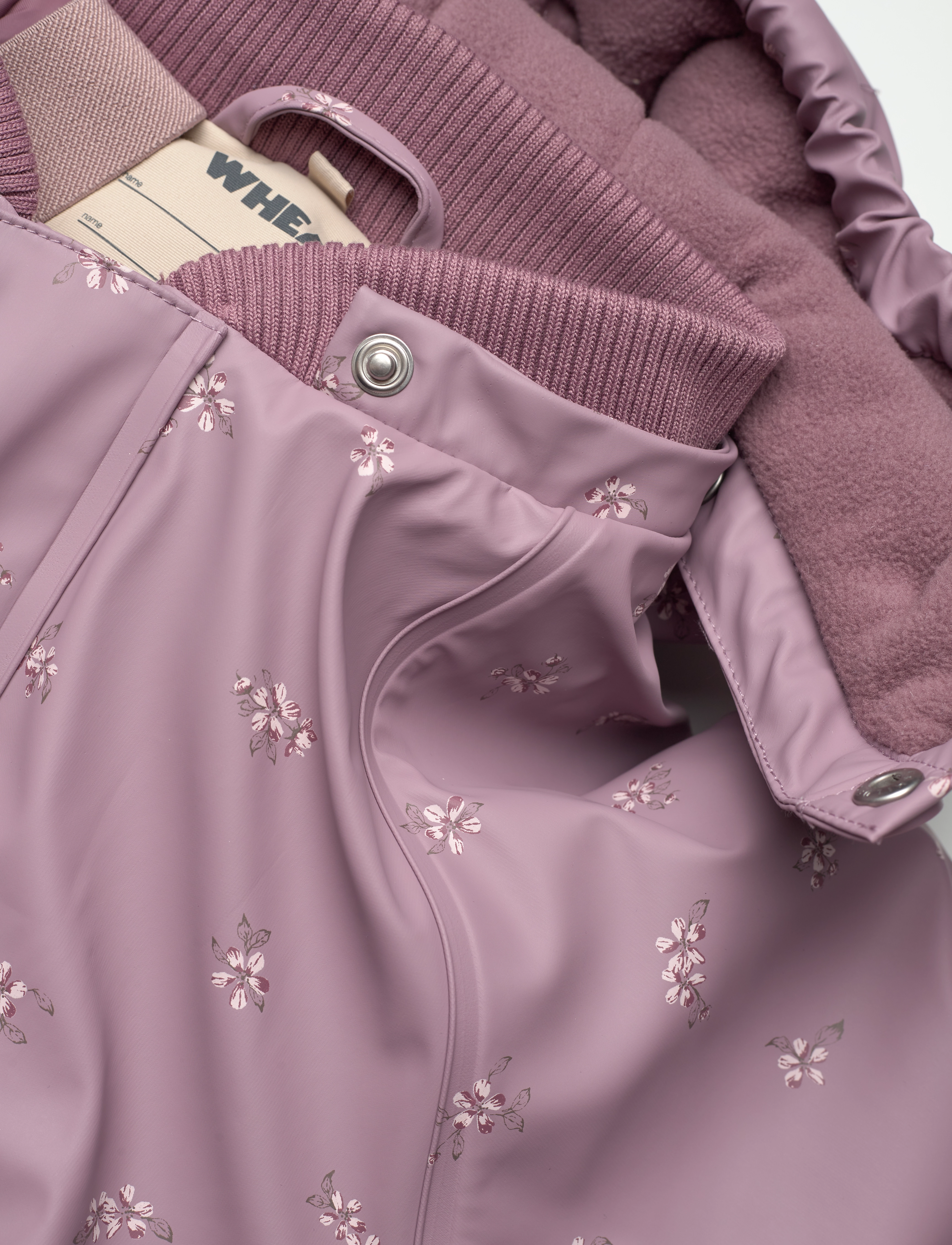 Wheat - Wintersuit Ludo - soft lilac flowers - 3