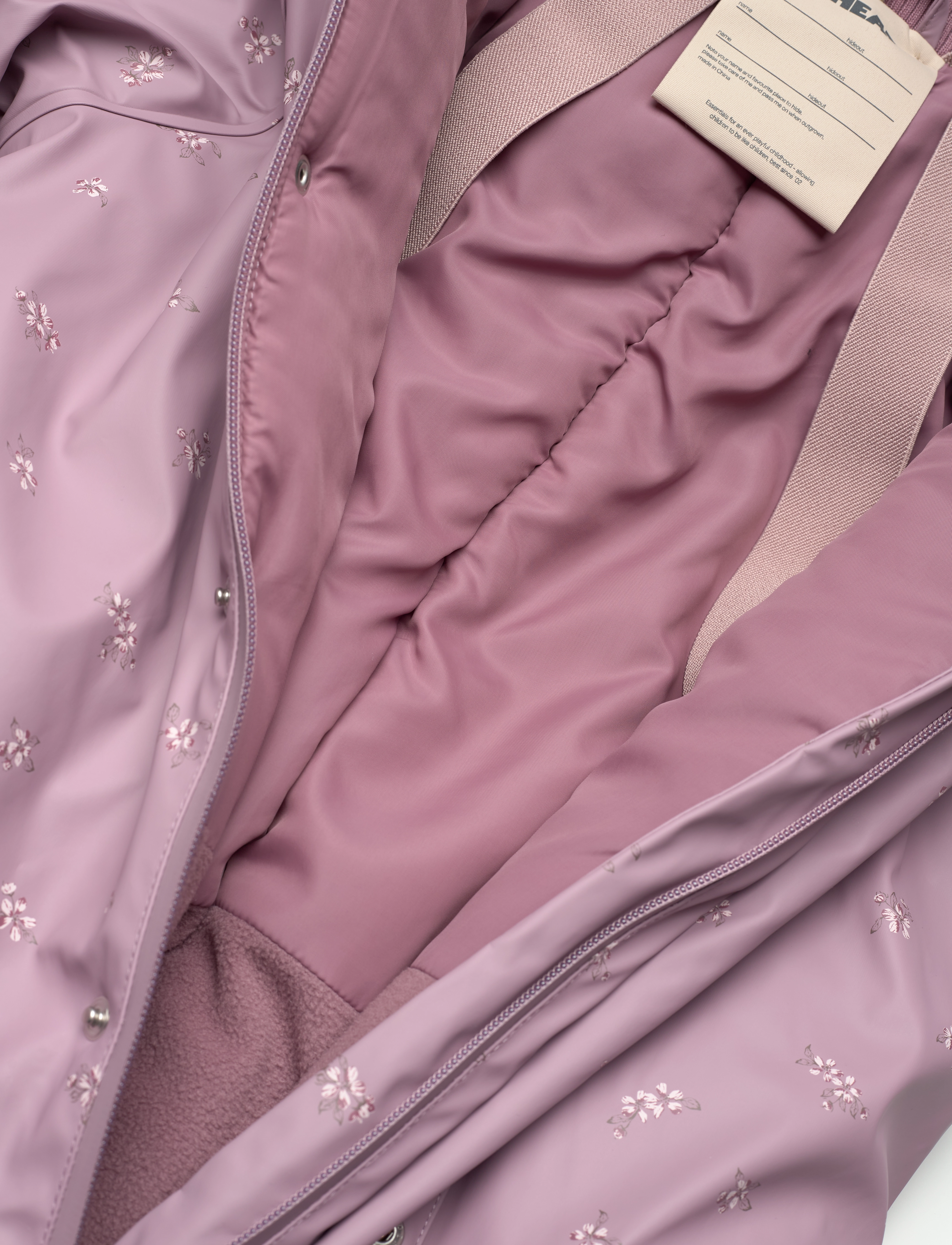 Wheat - Wintersuit Ludo - soft lilac flowers - 4