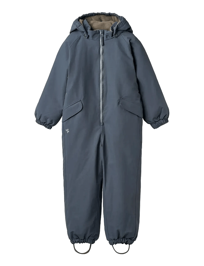 Wheat - Snowsuit Laffa - schneeanzug - greyblue - 0